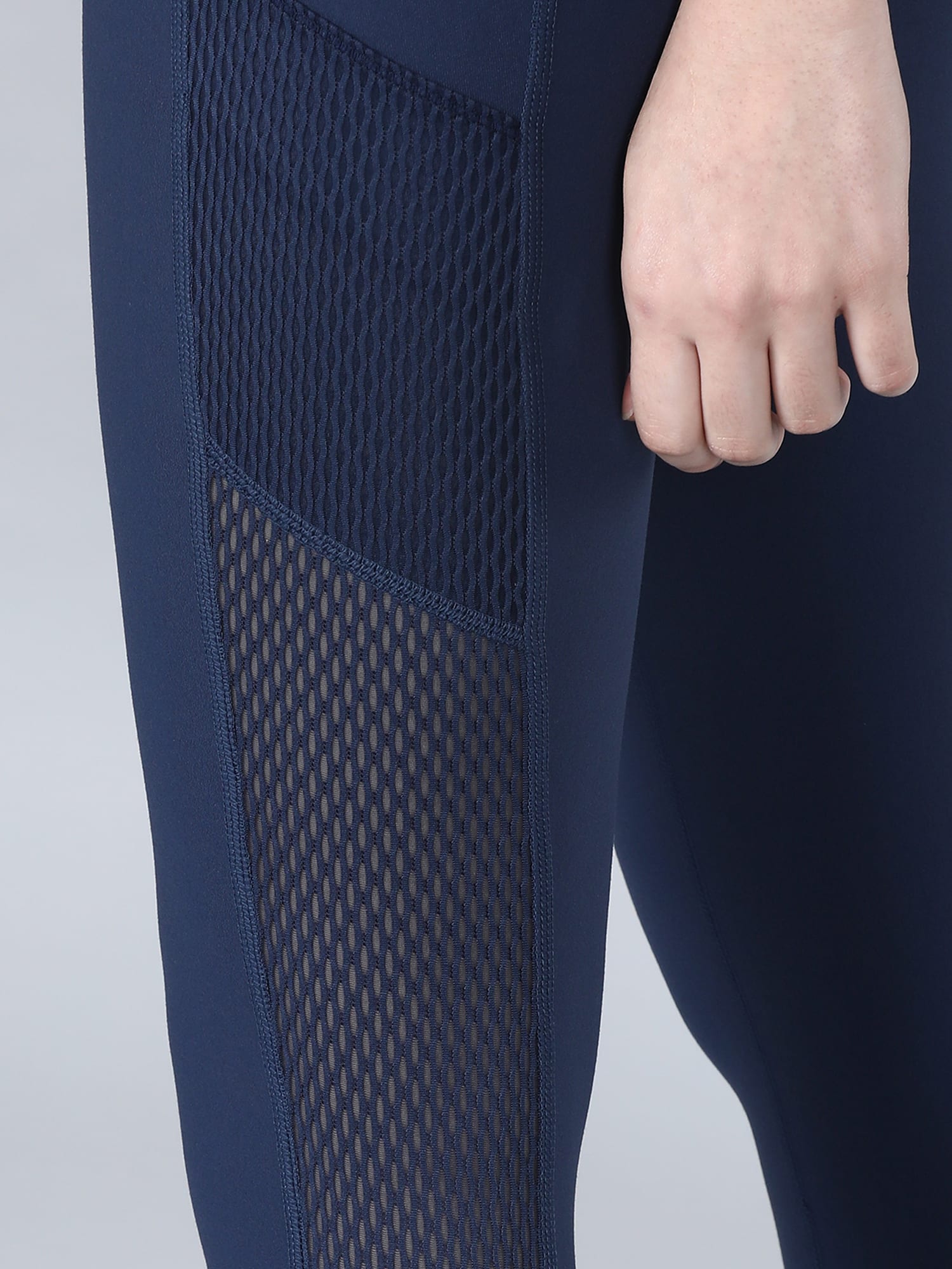 Absolute Fit High Spirit Navy Mesh Leggings