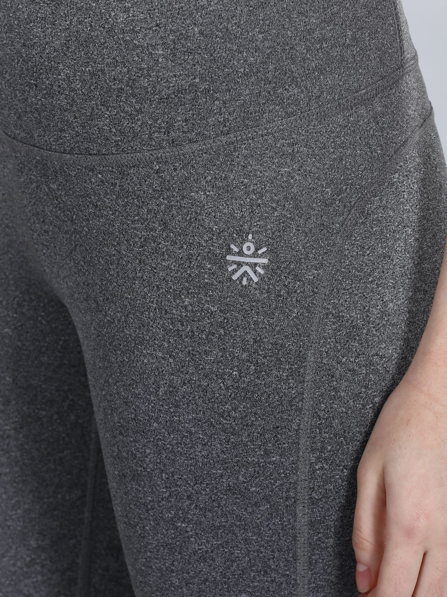 Absolute Fit Challenge Grey Grindle Workout Leggings