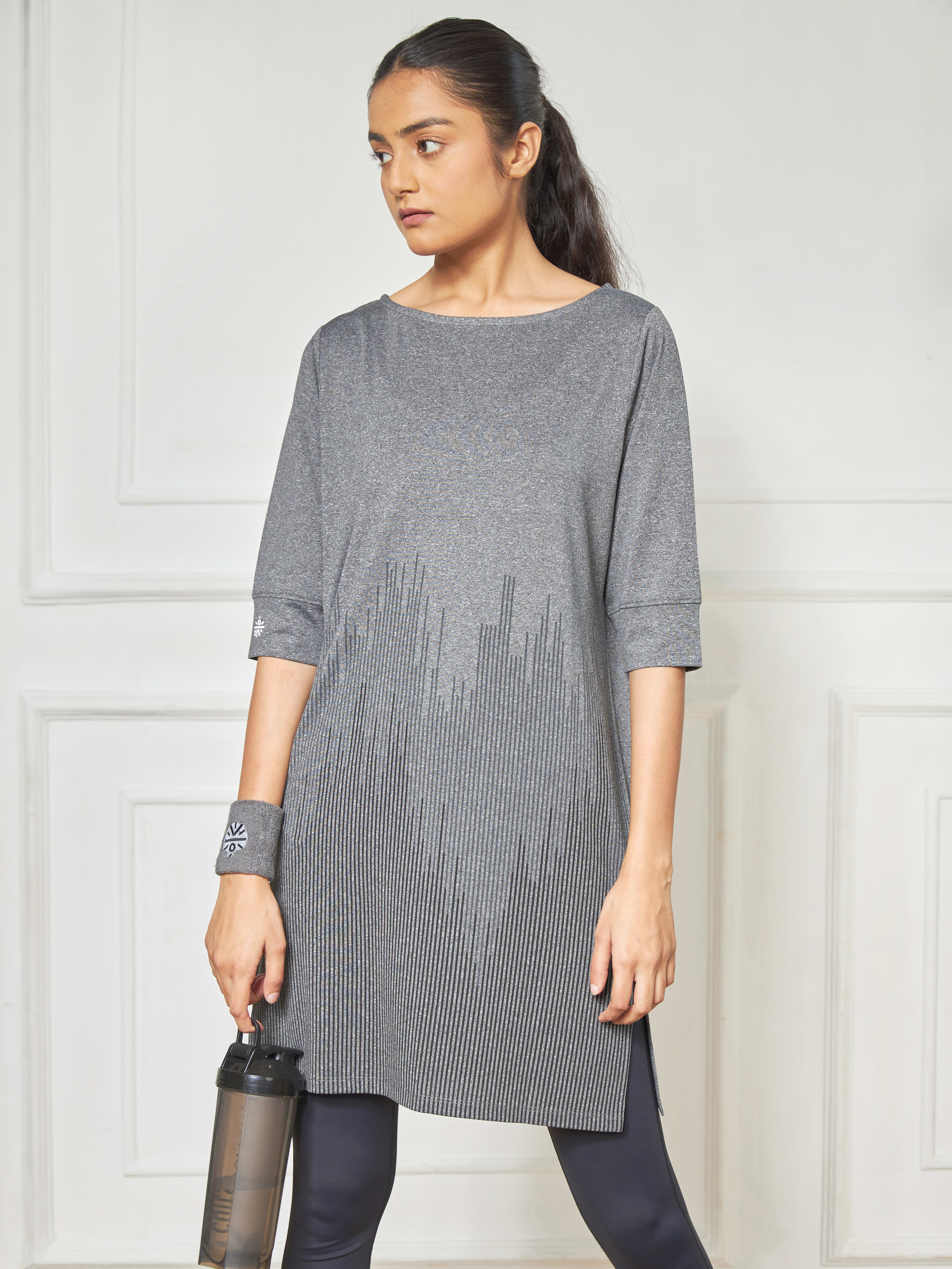 Printed Activ-Kurti with Side Pocket