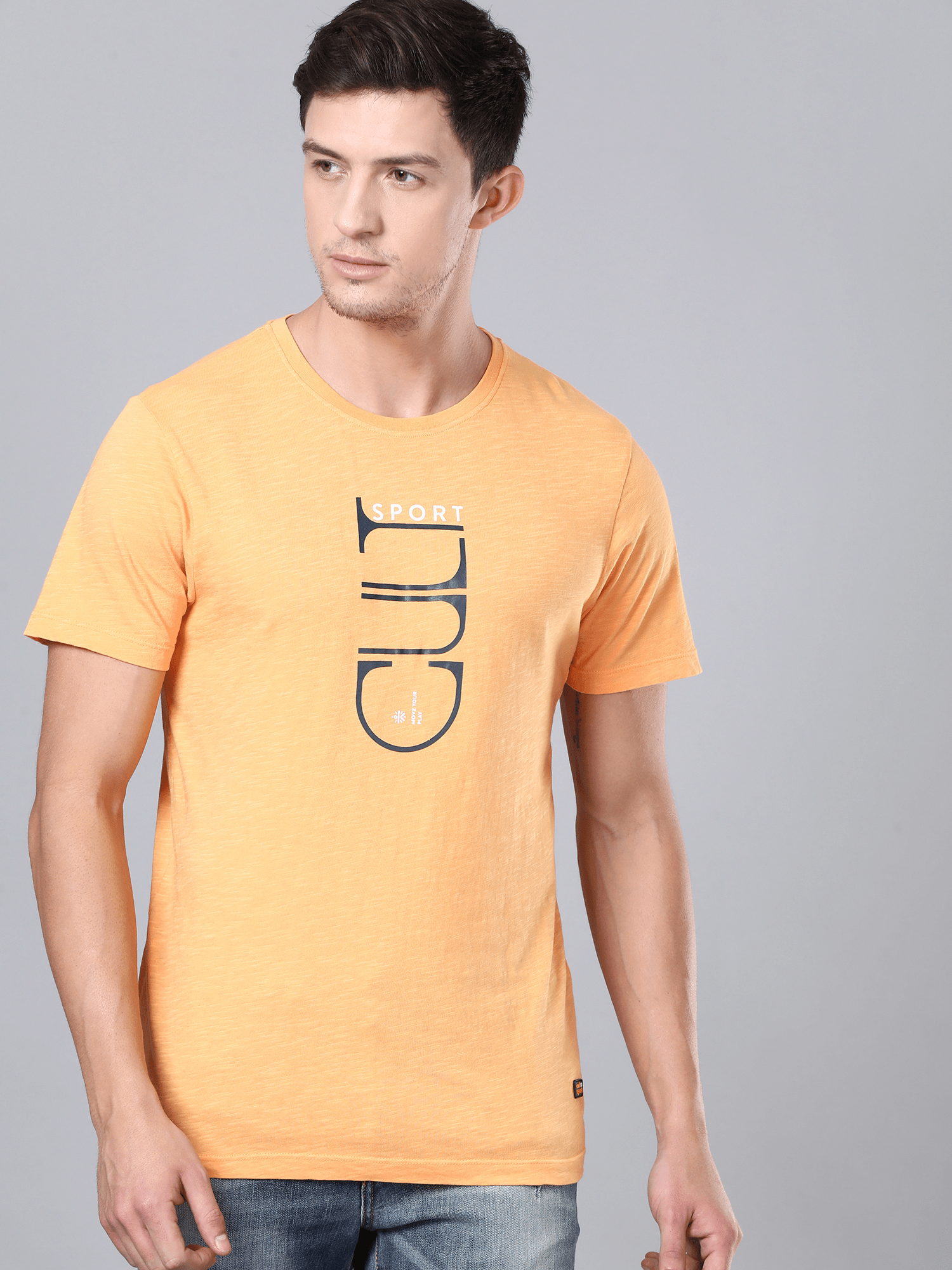 Everyday Mark Yellow Casual Tee