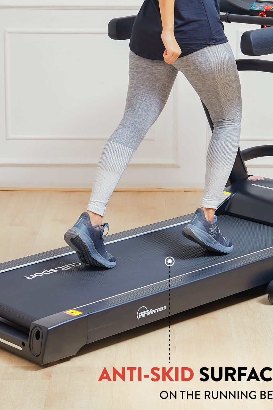RPM757MI 5.5HP DC Treadmill | 15-level Auto-Incline & Massager | Max Weight-130kg | Max Speed-18kmph (with 6 months extended warranty)