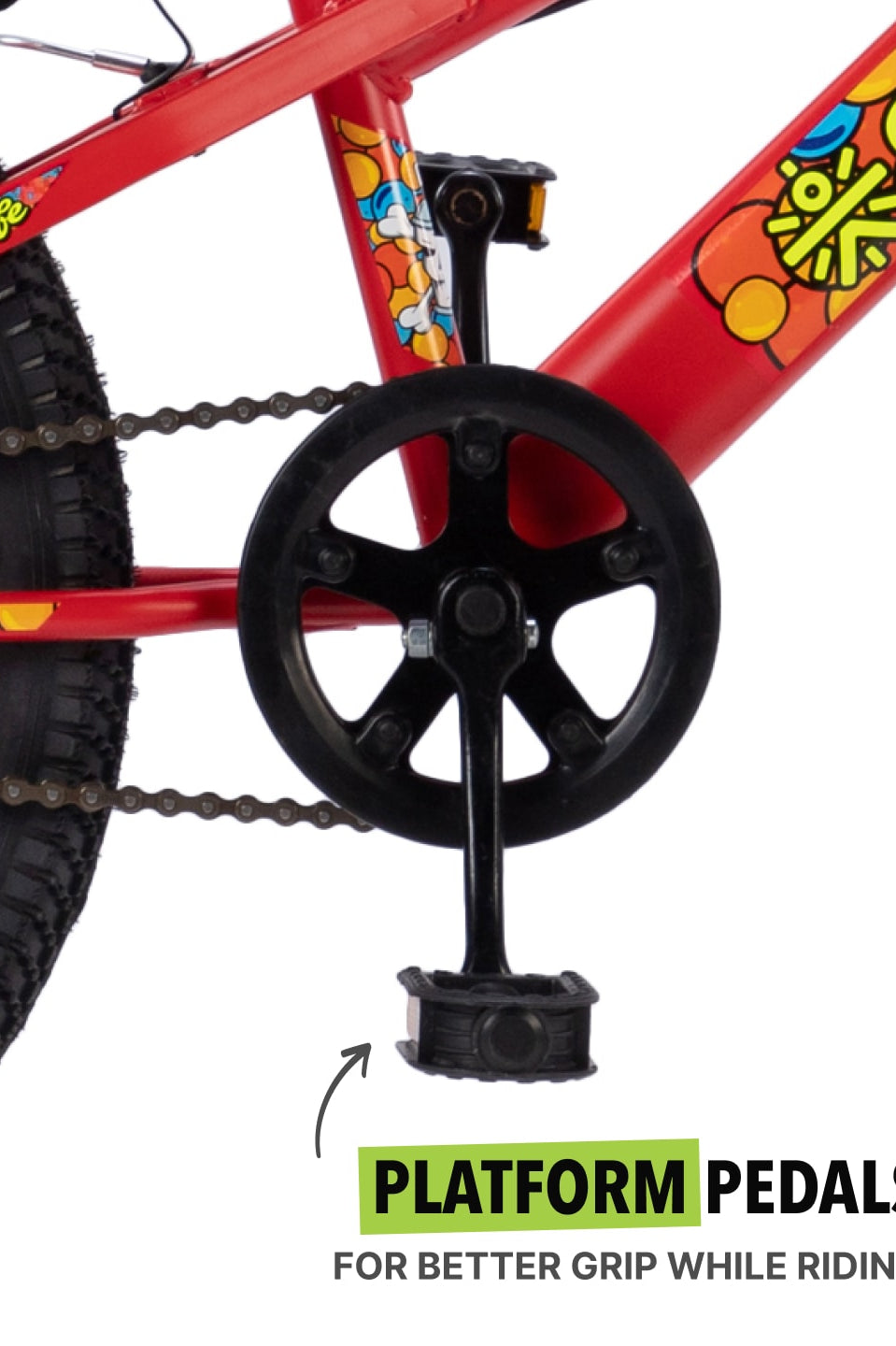 Skater 20T Steel Frame Kids Bike Red