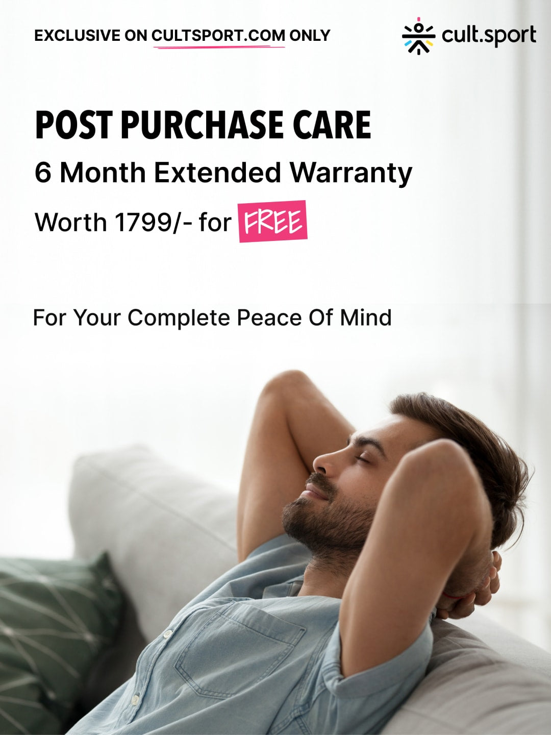 RPM1001 with Backrest & Upright Stationary Exercise Bike (6 Months extended Warranty only on Cultsport.com)