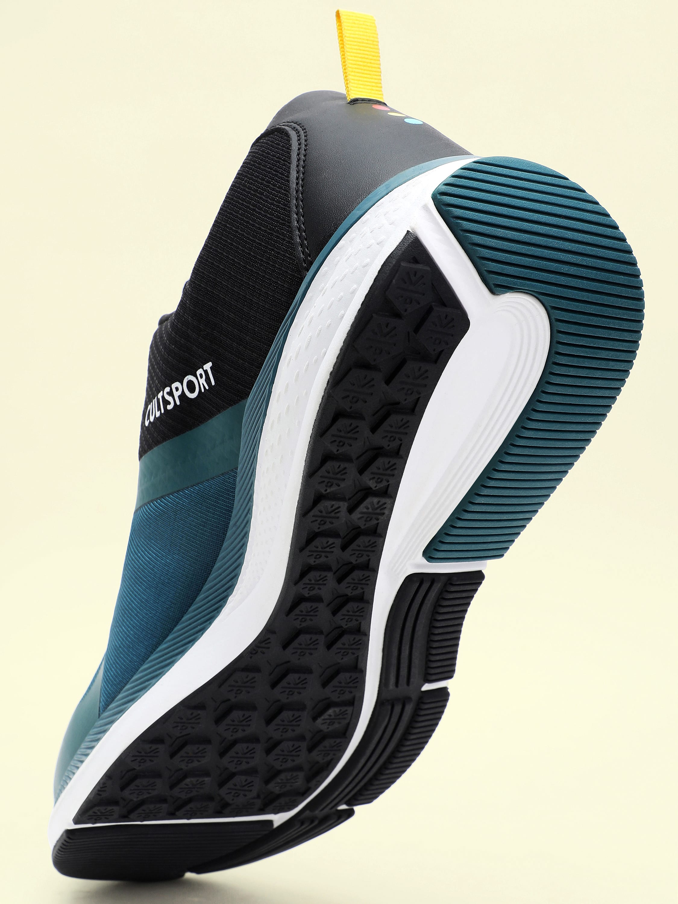 cult Speedster Men Running Shoes - Black/ Dark Teal