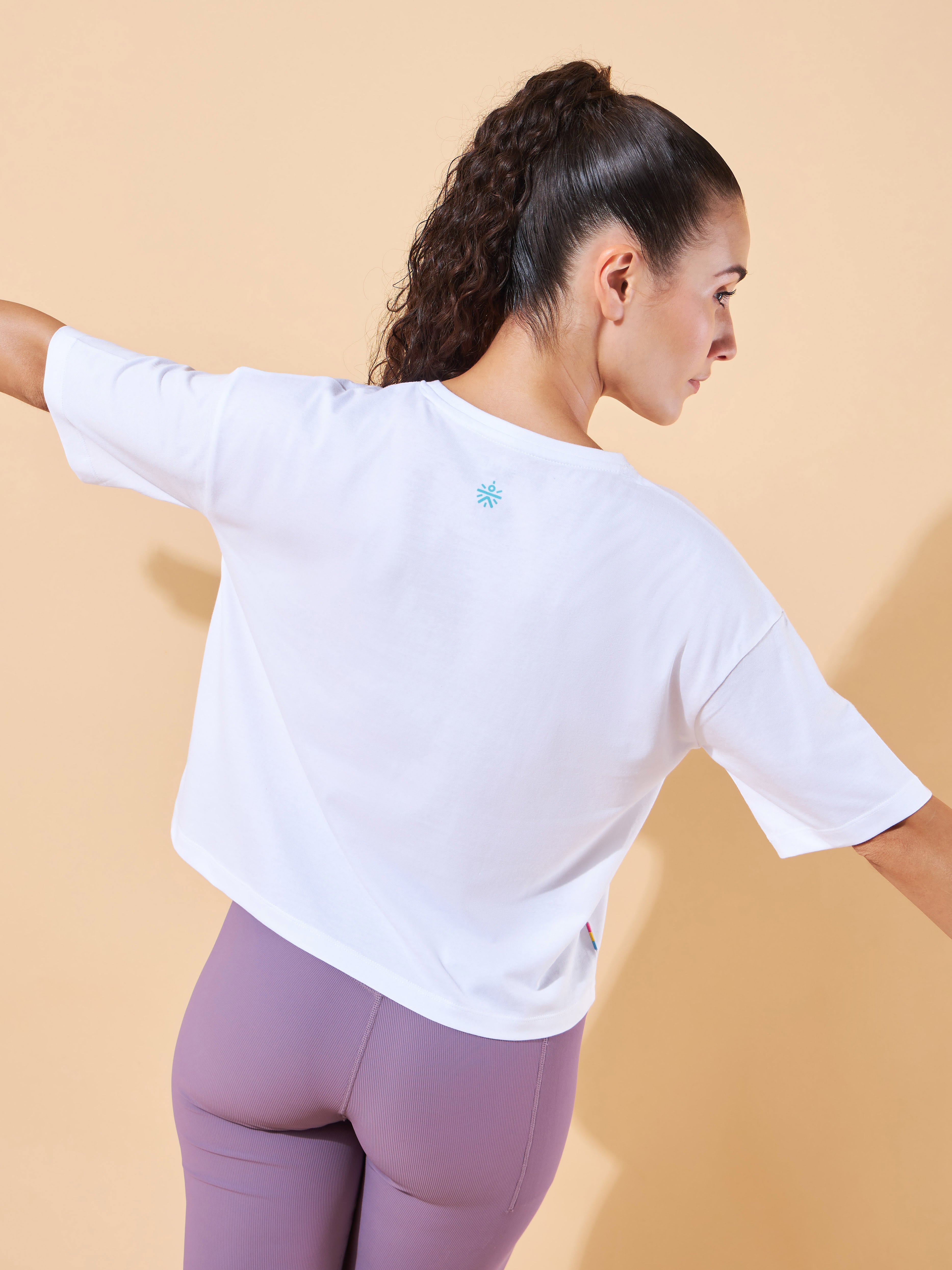 Yoga Cotton Boxy Graphic T-shirt