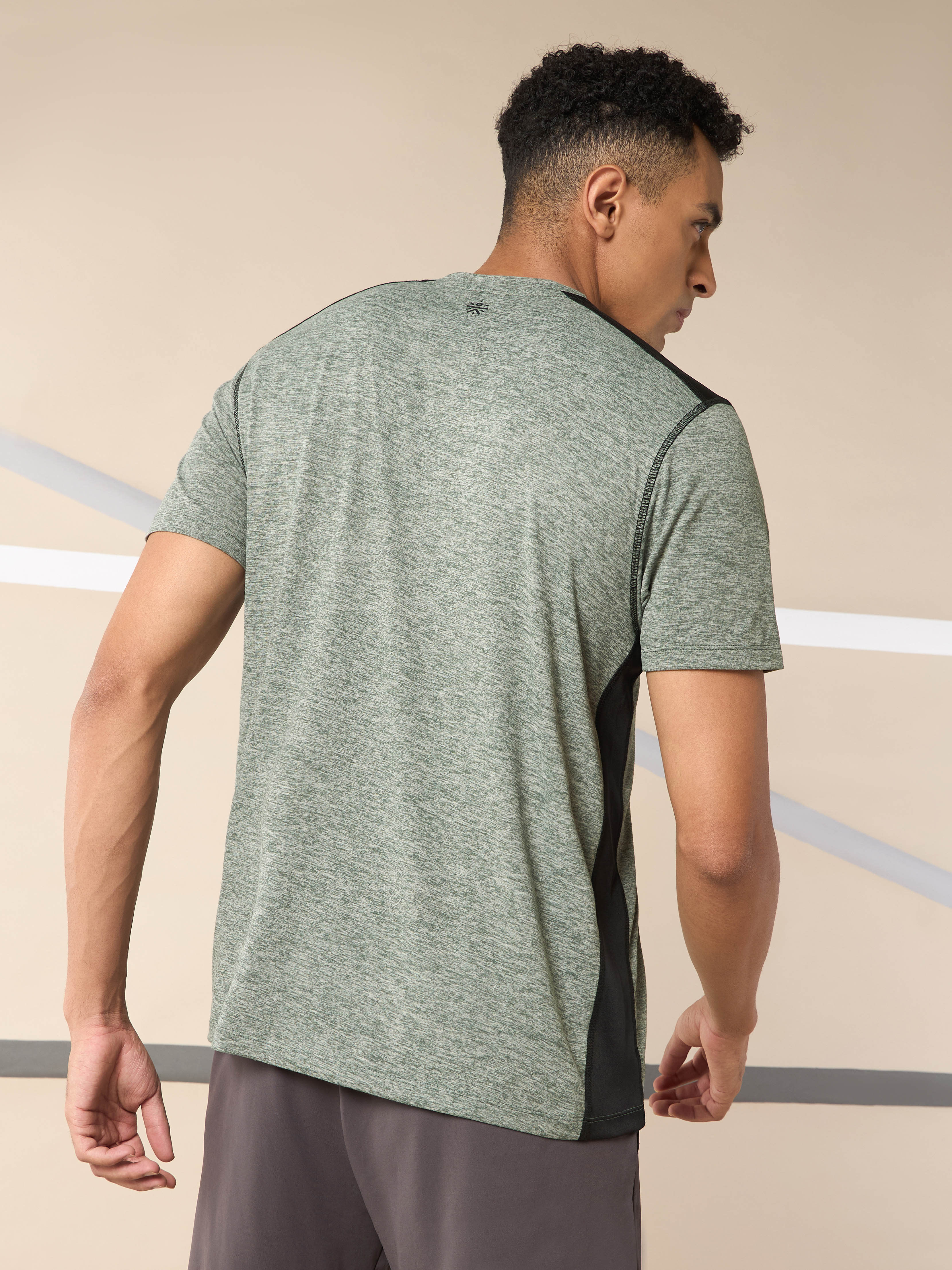 Men's Amp Up Performance Olive Comfortech T-shirt