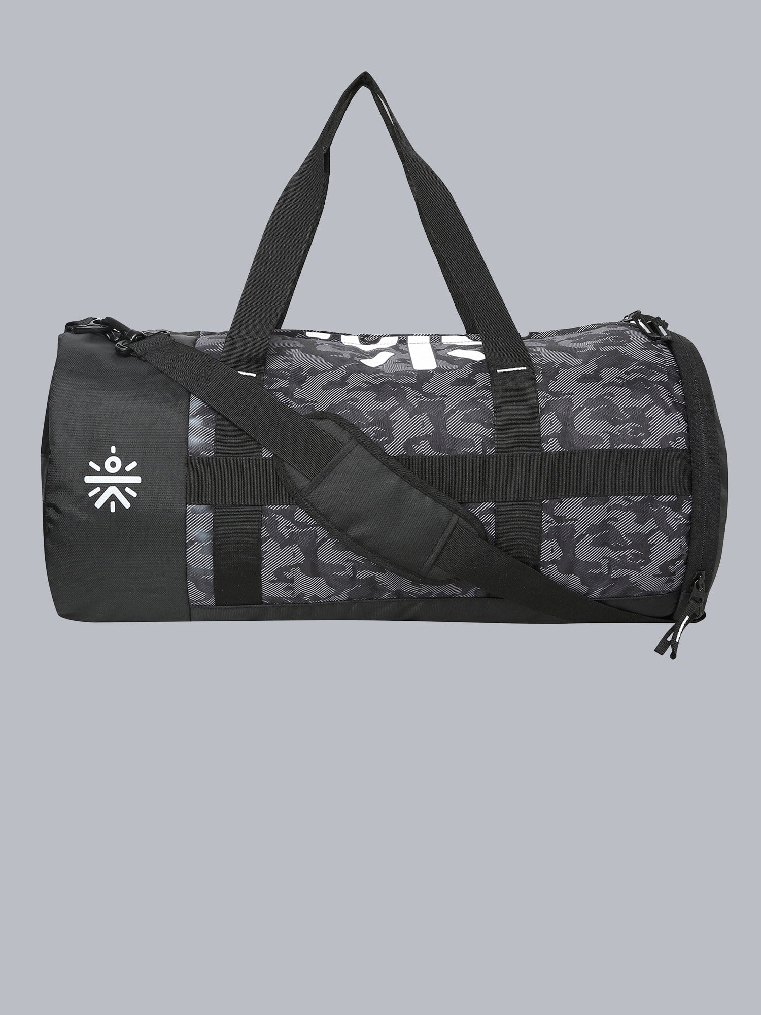 Vital Camo Black Duffel Bag