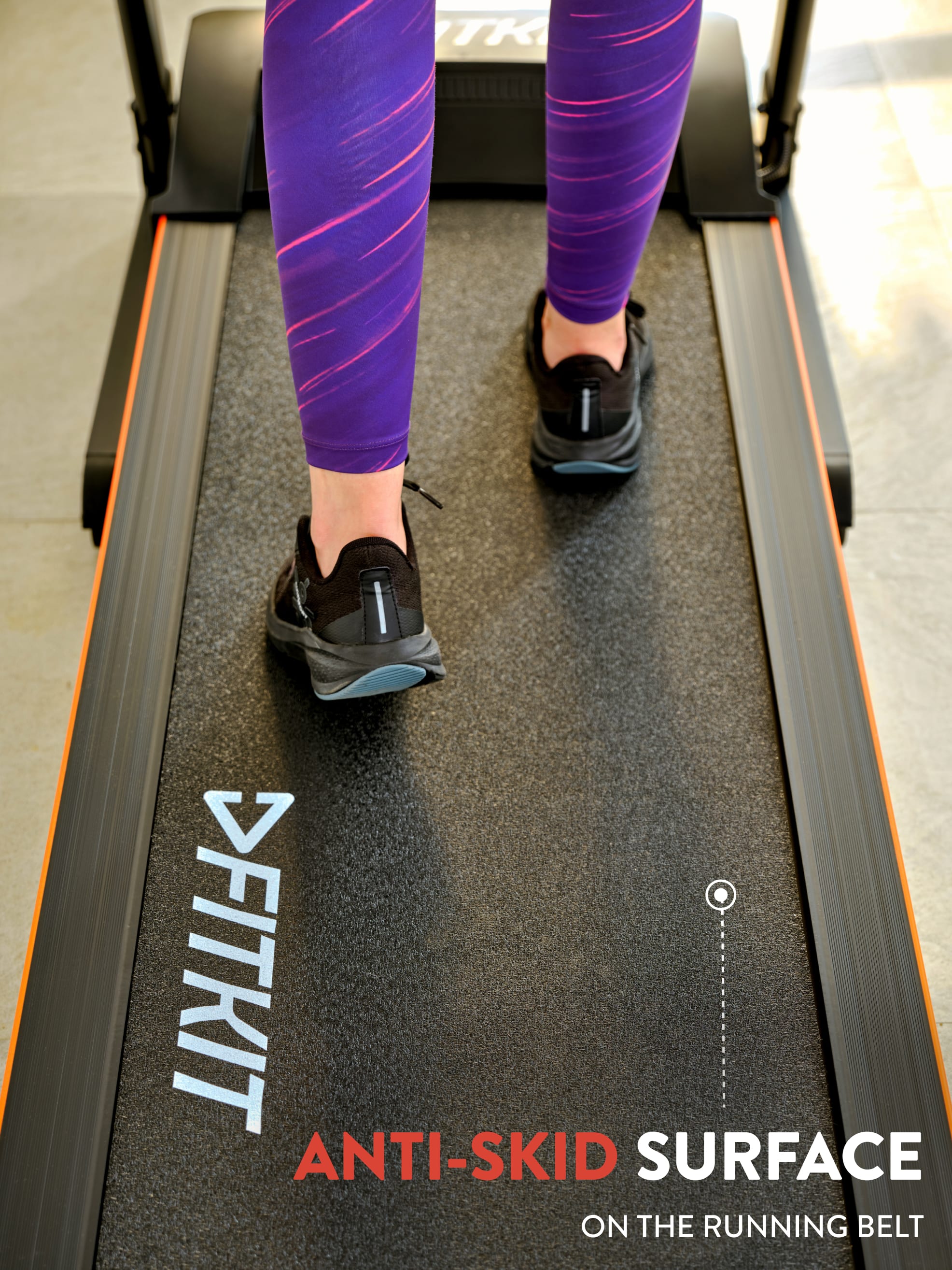 FT100S Treadmill 3.25HP | 3-level Manual-Incline | Max Weight-110kg | Max Speed-14.8kmph (with 6 months extended warranty)