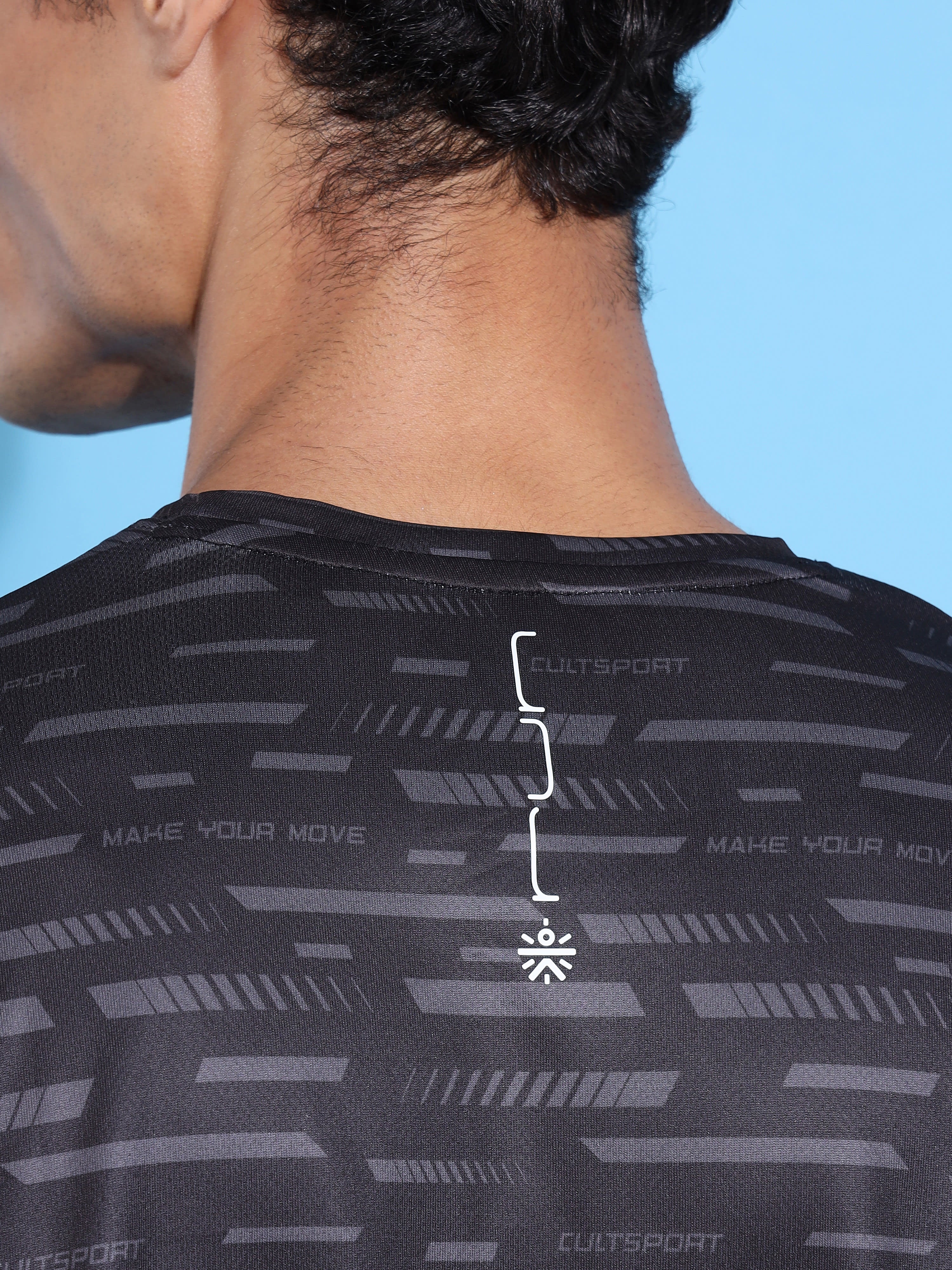 Typographic Print Running T-shirt