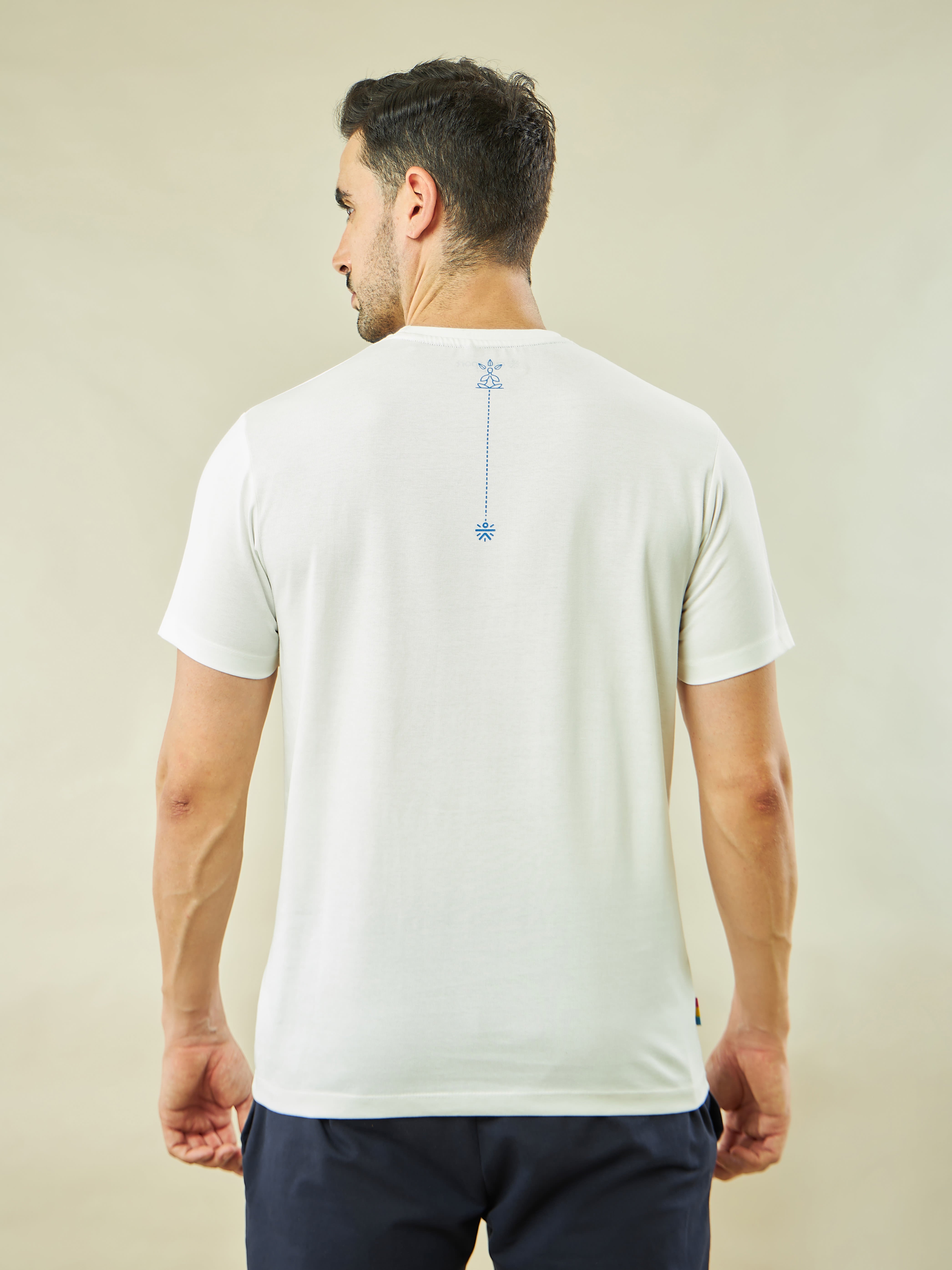 Graphic Print Yoga T-shirt