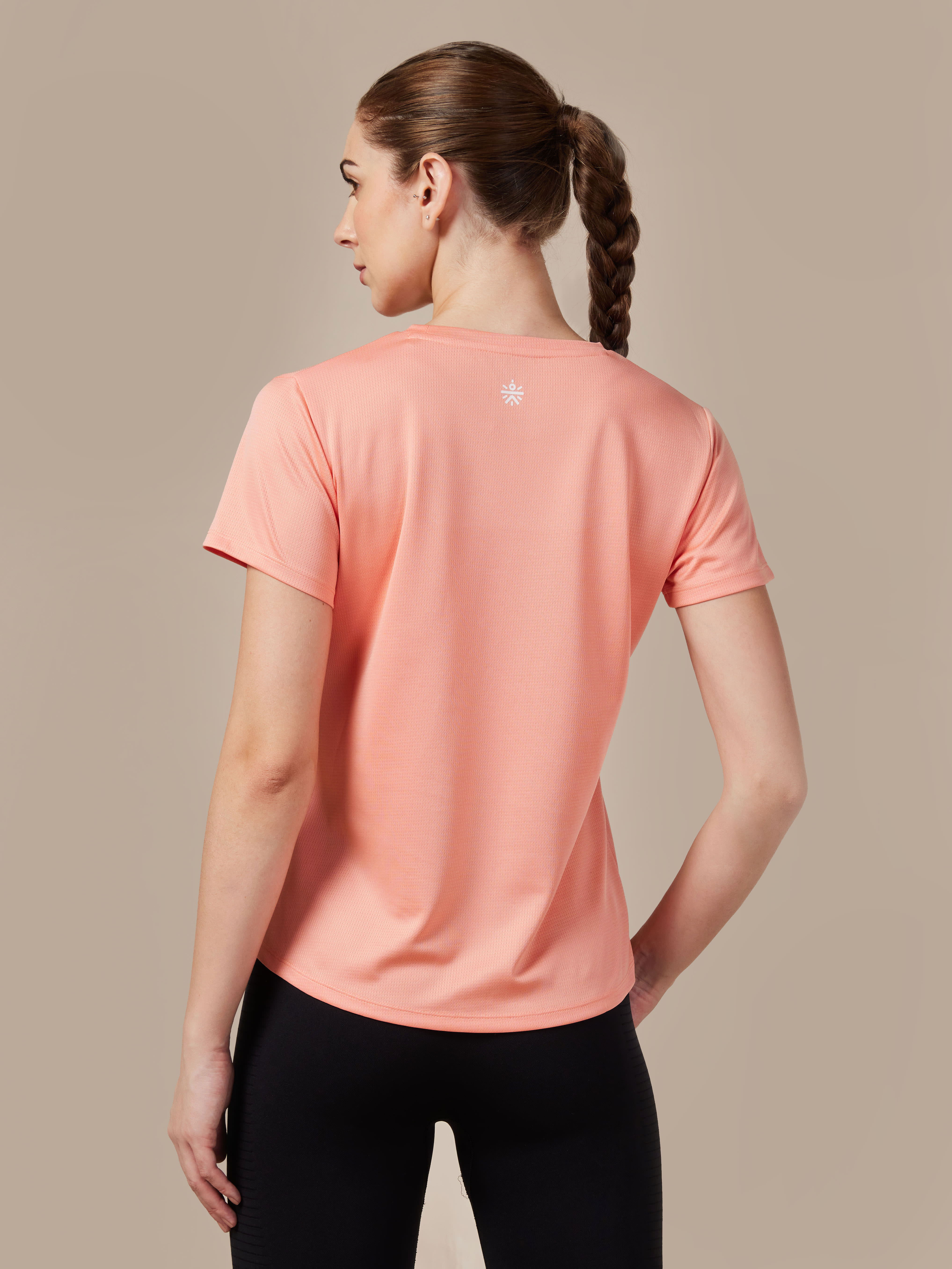 Women's Orange Performance T-shirt