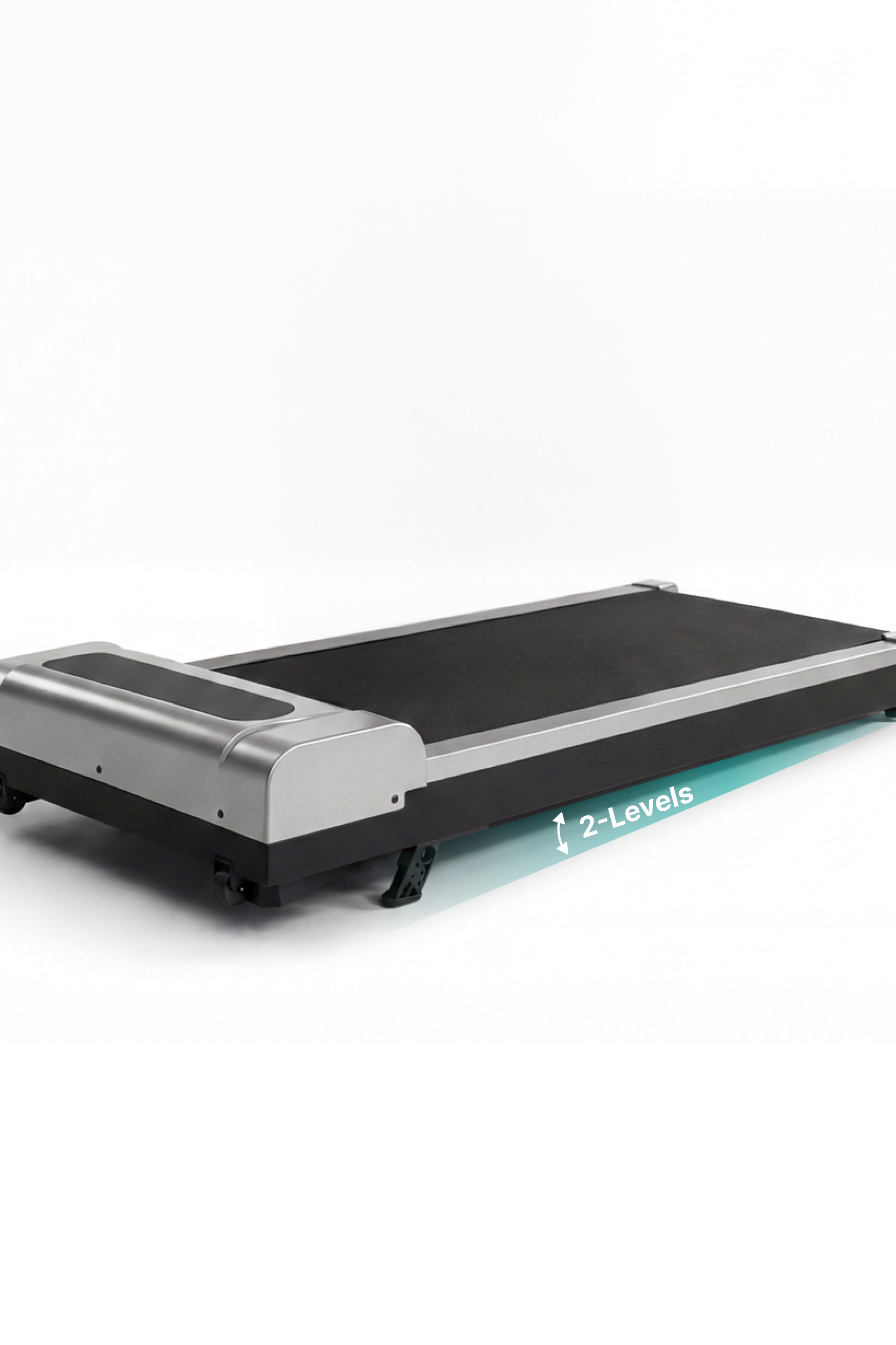 Fitkit by Cult Walking Pad Neo Silver (BLDC 3.5HP Peak Power) Compact & Under Desk BLDC Motor Treadmill | Max Weight: 120kg | Home use with Remote Control (with 6 Months Extended Warranty)