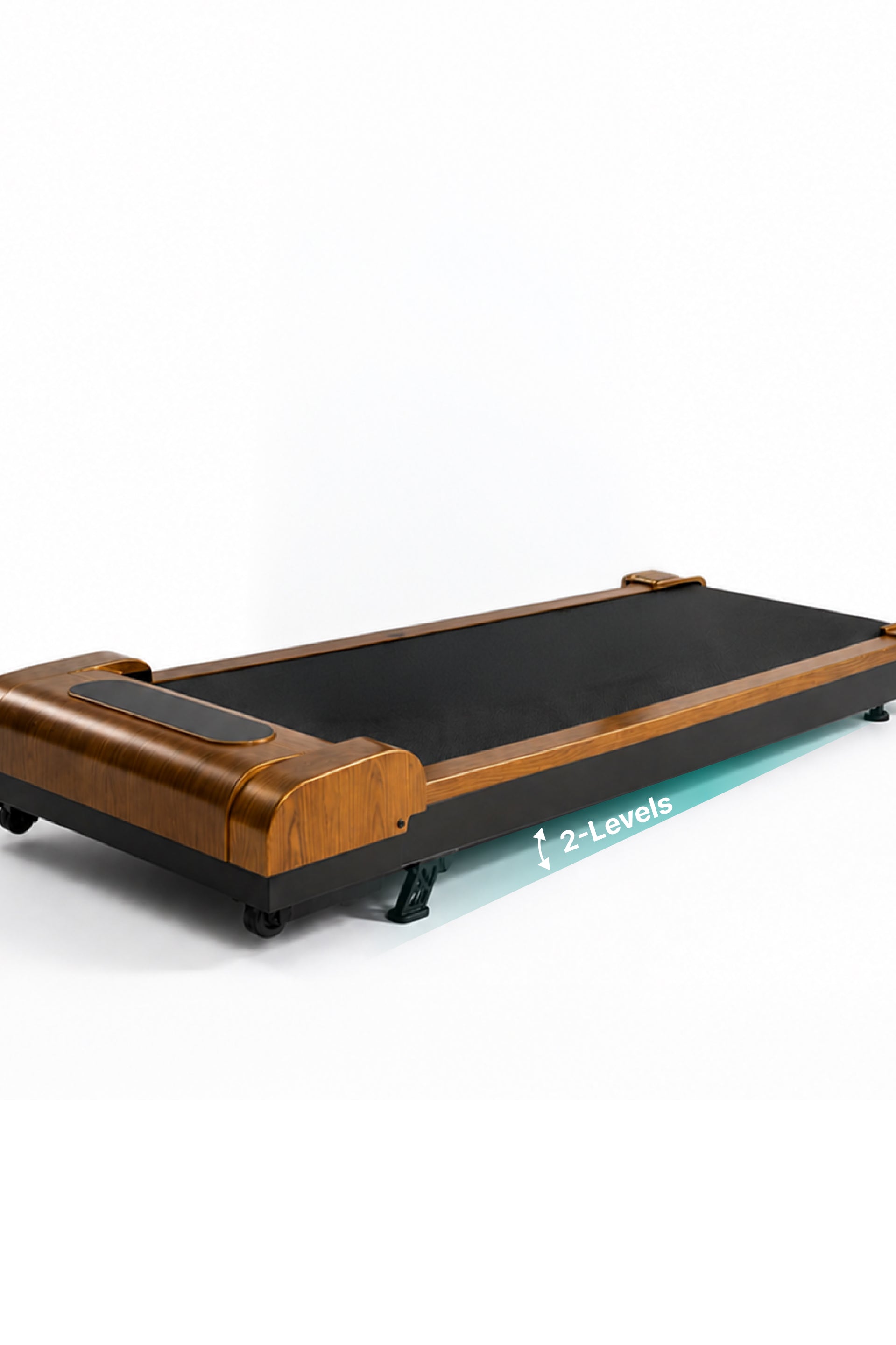 Fitkit by Cult Walking Pad Neo Gold Oak (BLDC 3.5HP Peak Power) Compact & Under Desk DC Motor Treadmill | Max Weight: 120kg | Home use with Remote Control (with 6 Months Extended Warranty)