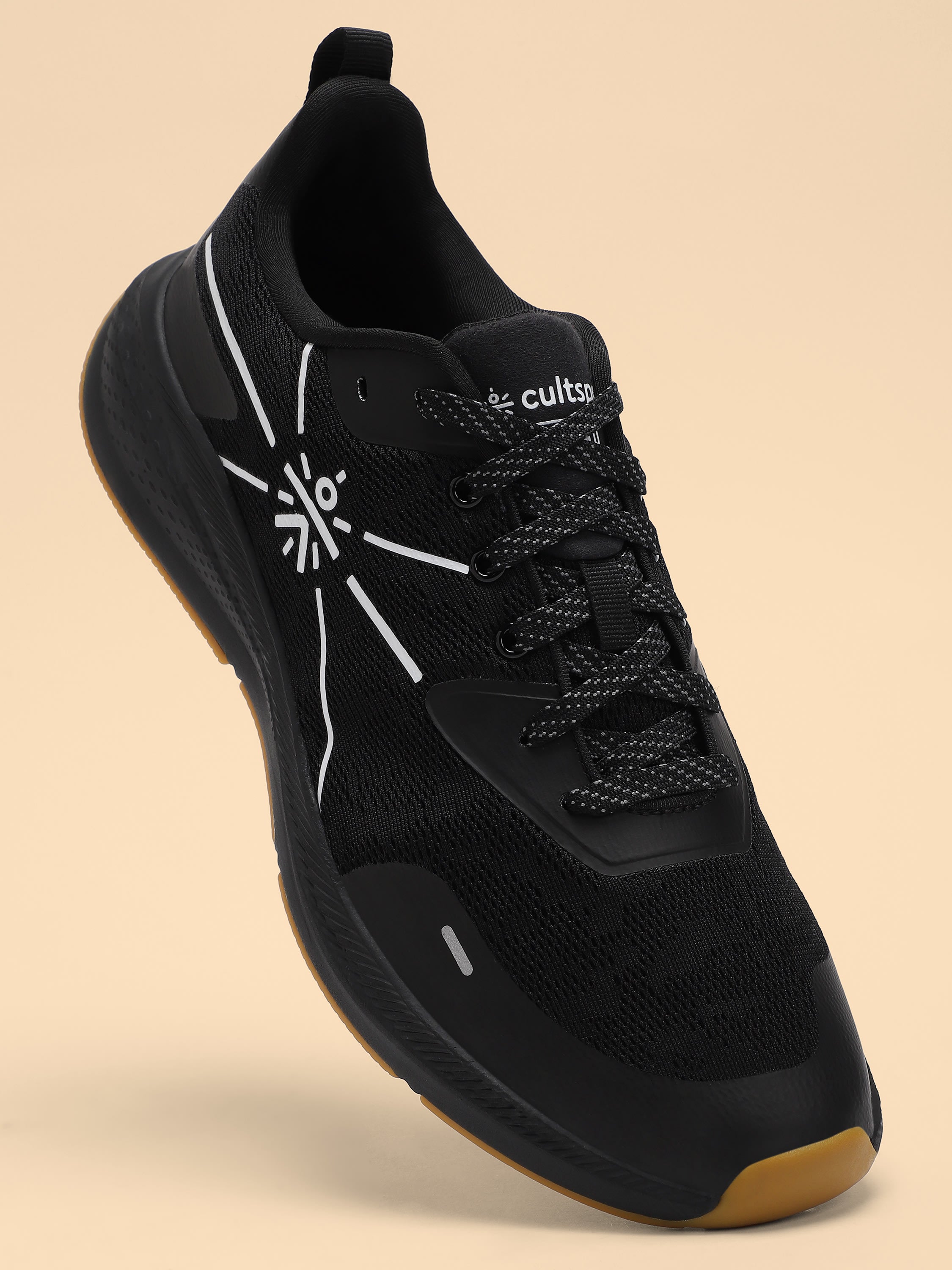 cult Flomo Men Running Shoes - Black/Mustard