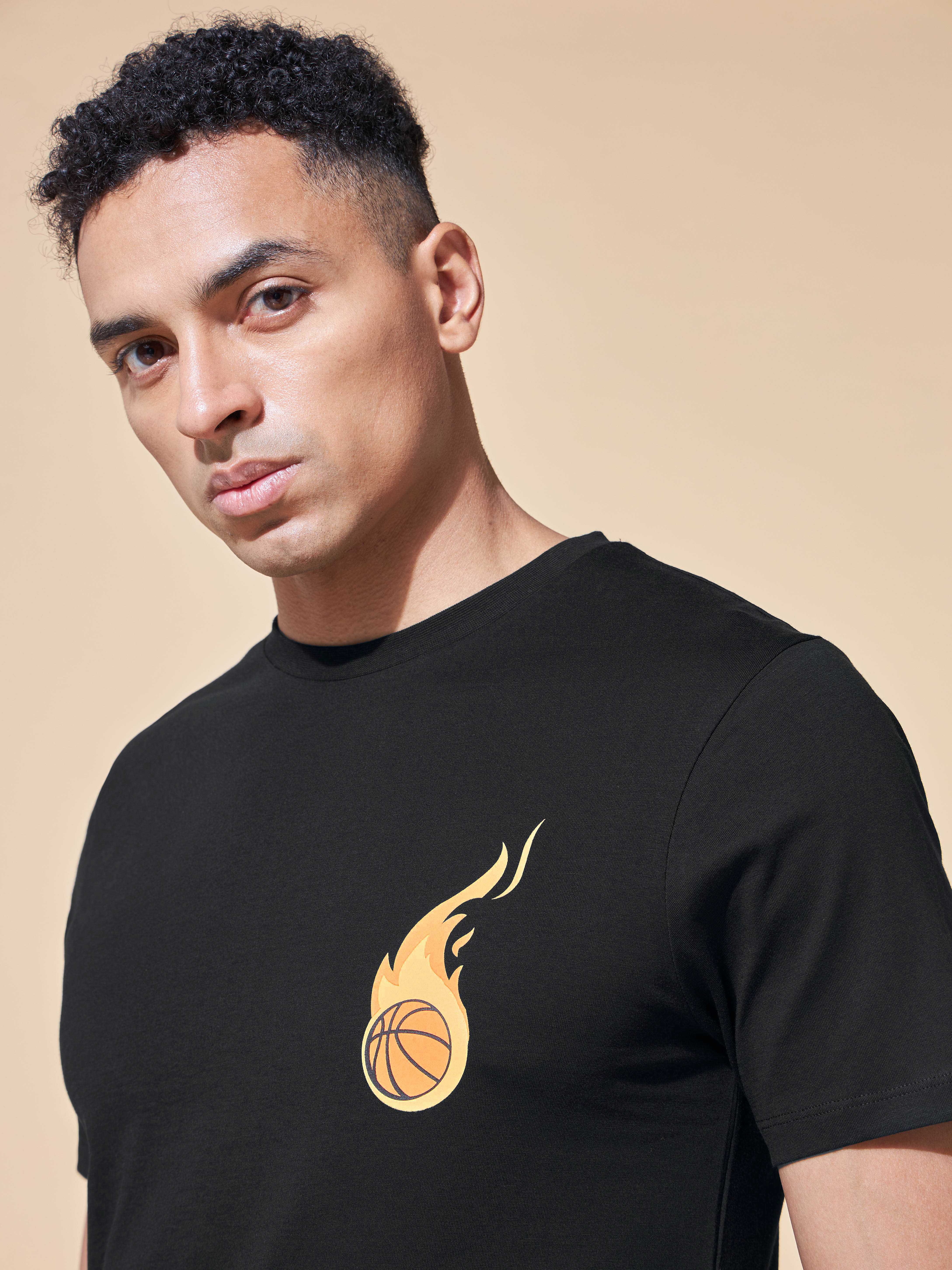 Blaze The Court Print T-shirt