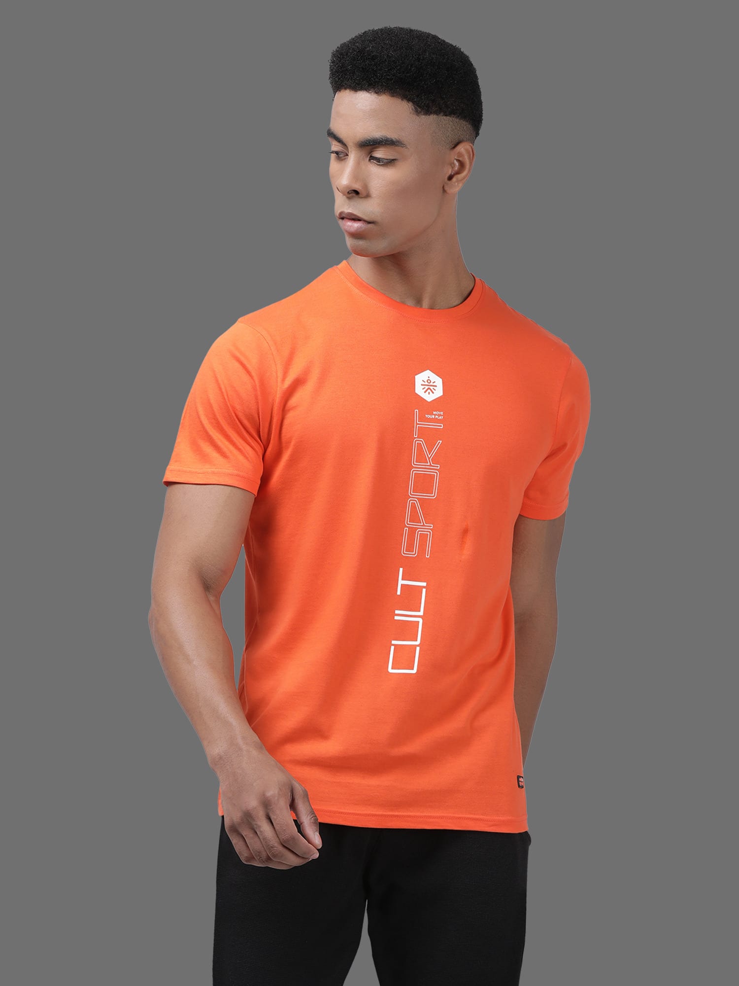 Everydays Gentle Orange Cotton Tee