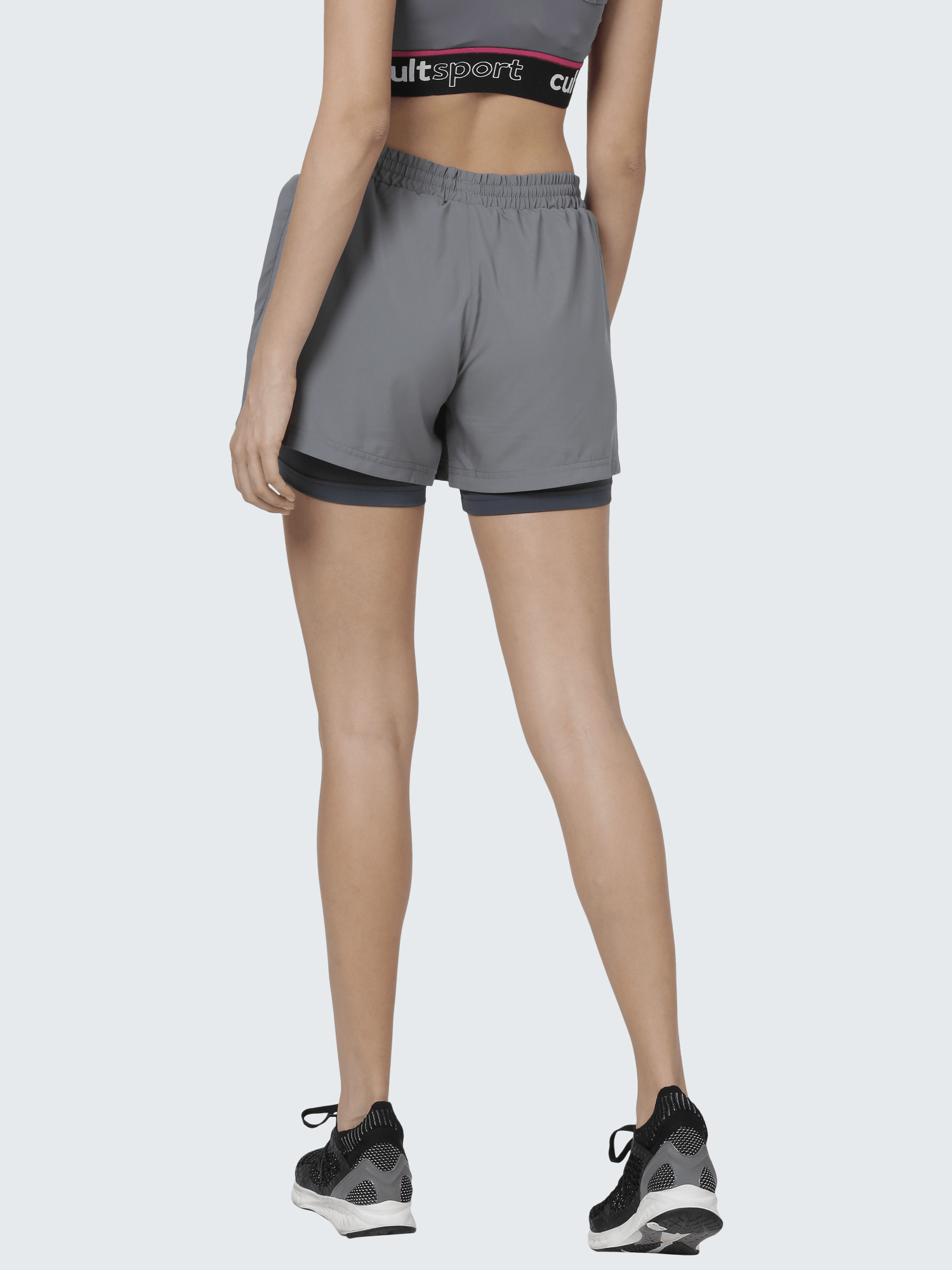 Vital Gust Grey Running Shorts