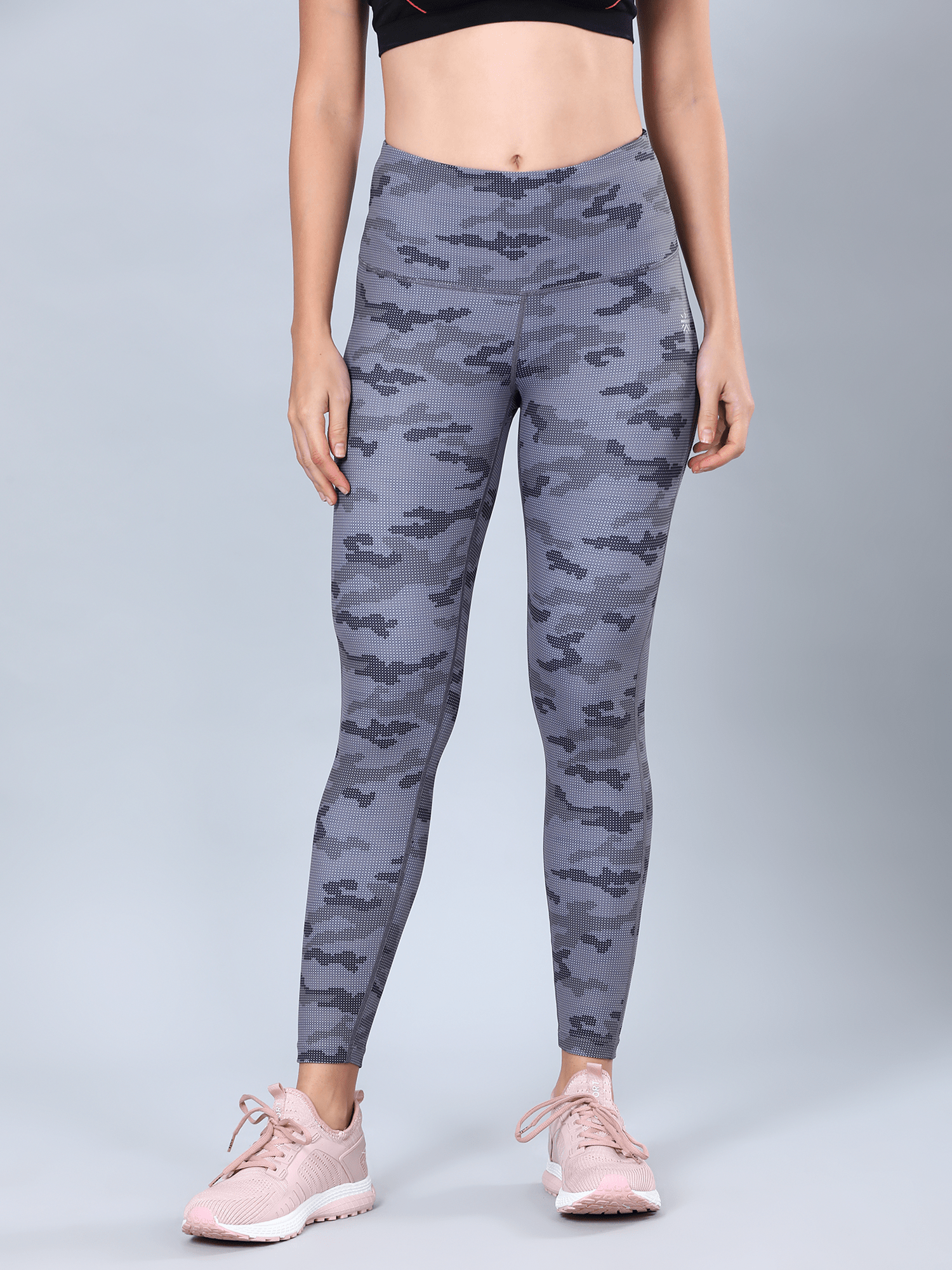 AbsoluteFit Camo Grey Workout Leggings