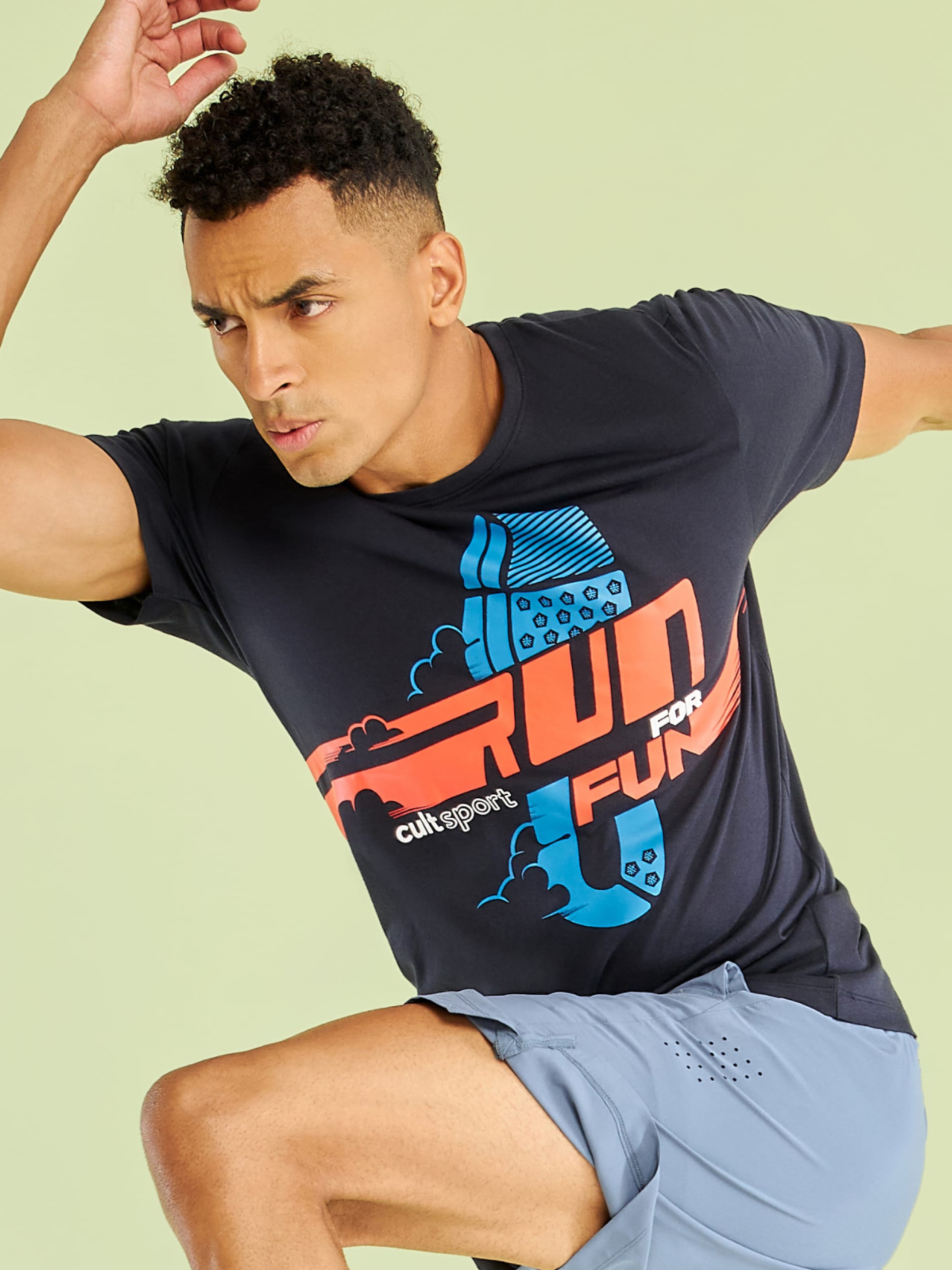 Graphic Print Cotton T-shirt