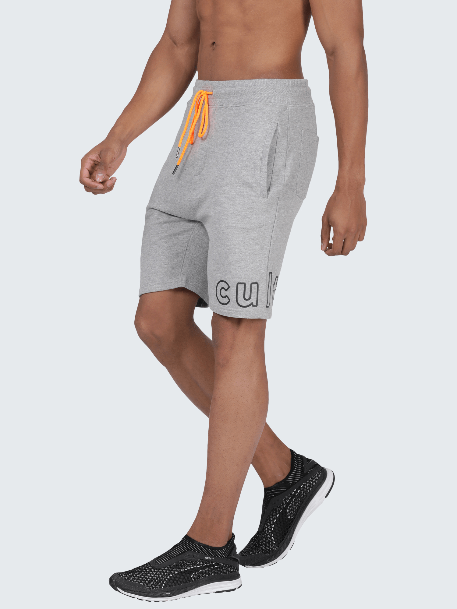 Everydays Cloud Light Grey Casual Shorts