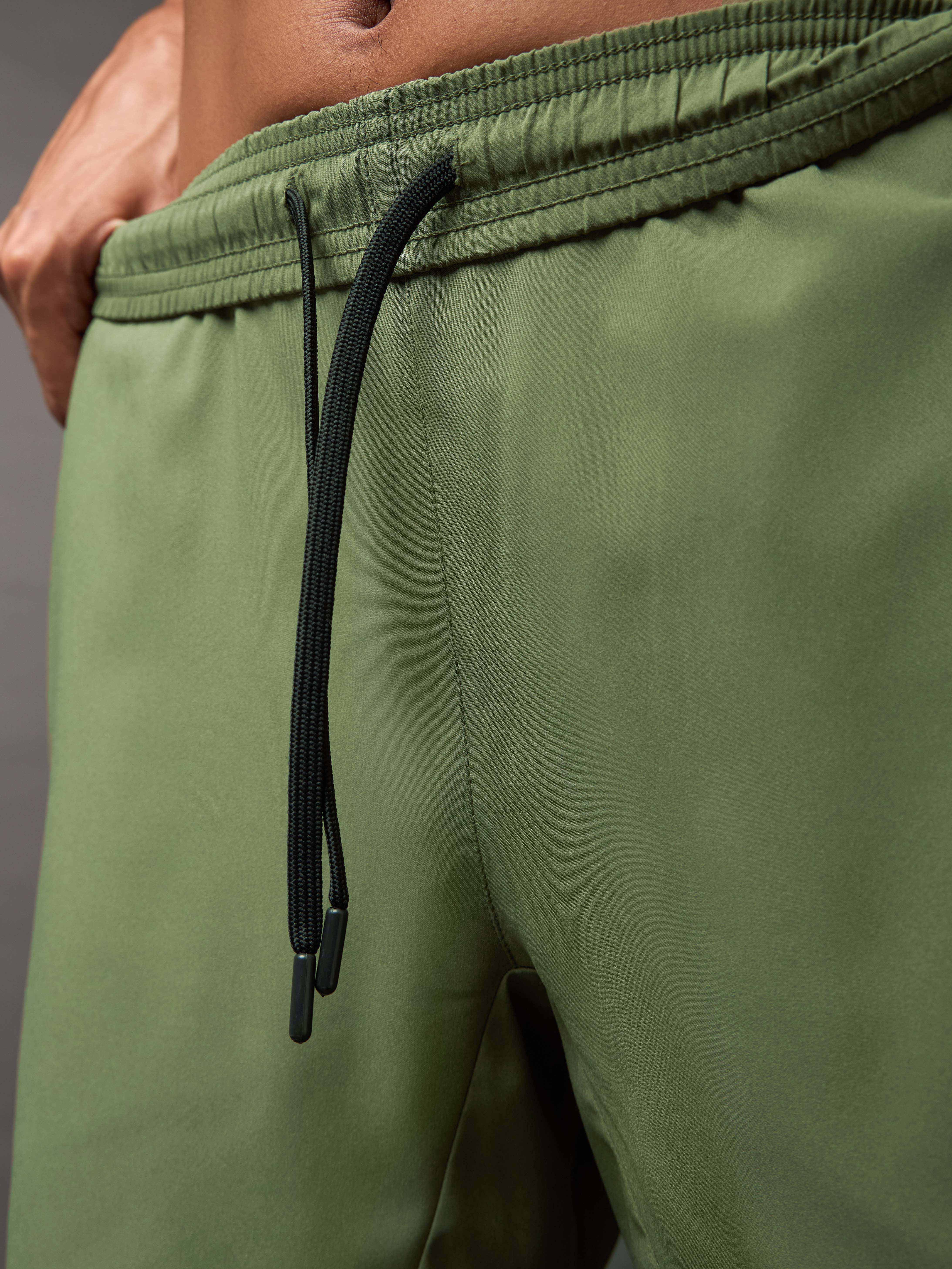 Iconic Olive Running Shorts