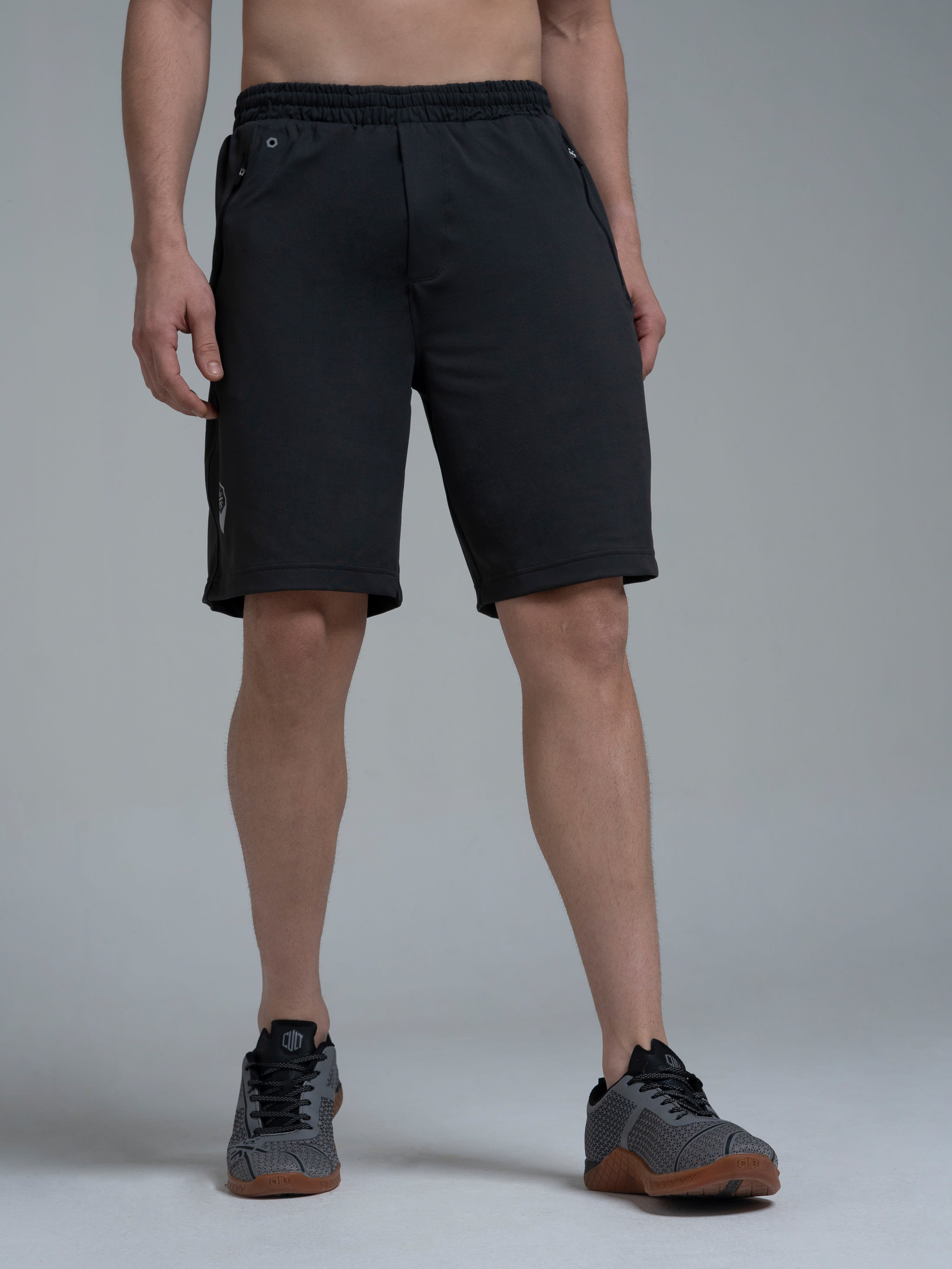 Blakout Signature Grey Running Shorts