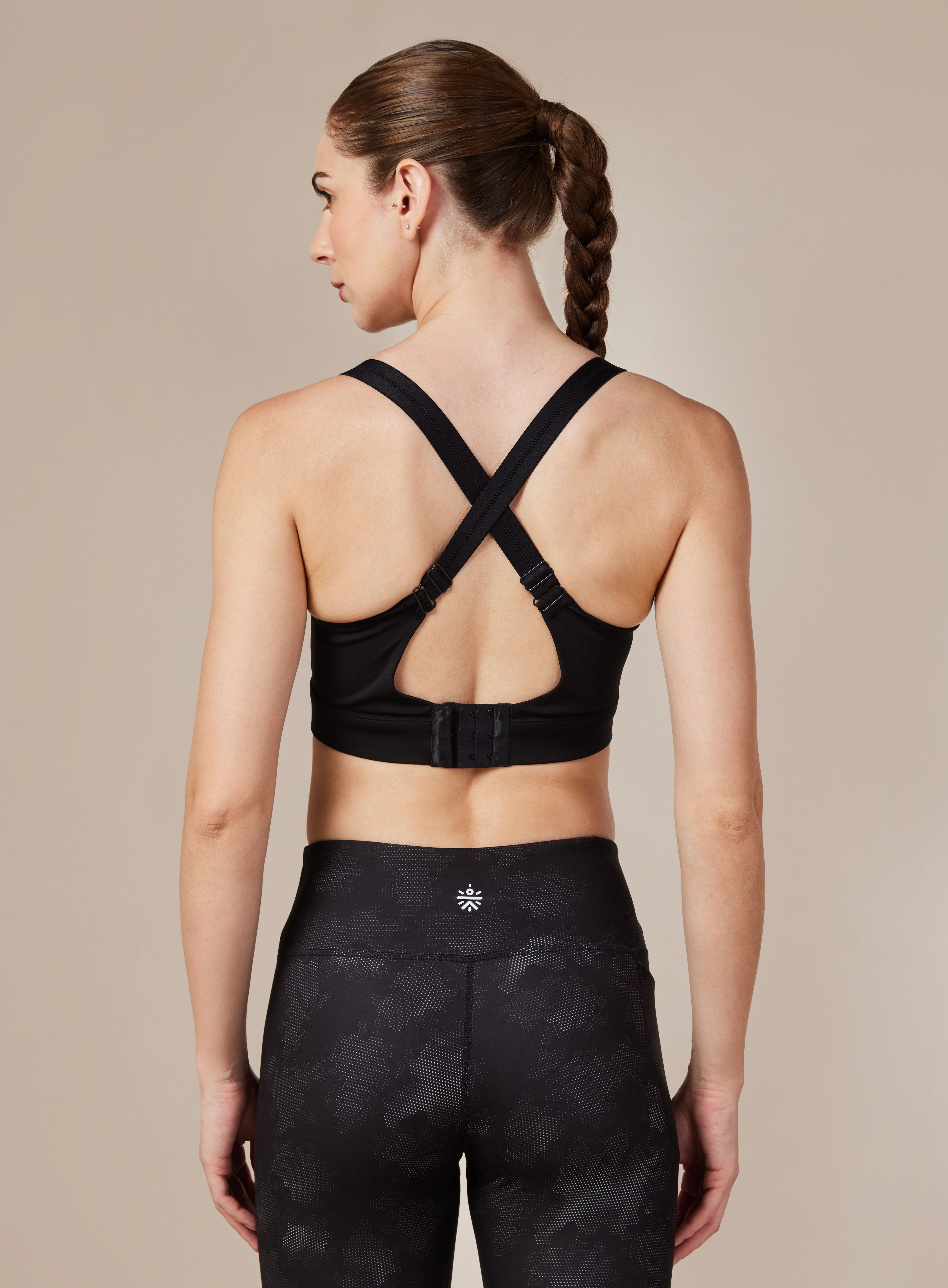 Women's Black Training Essential Bra