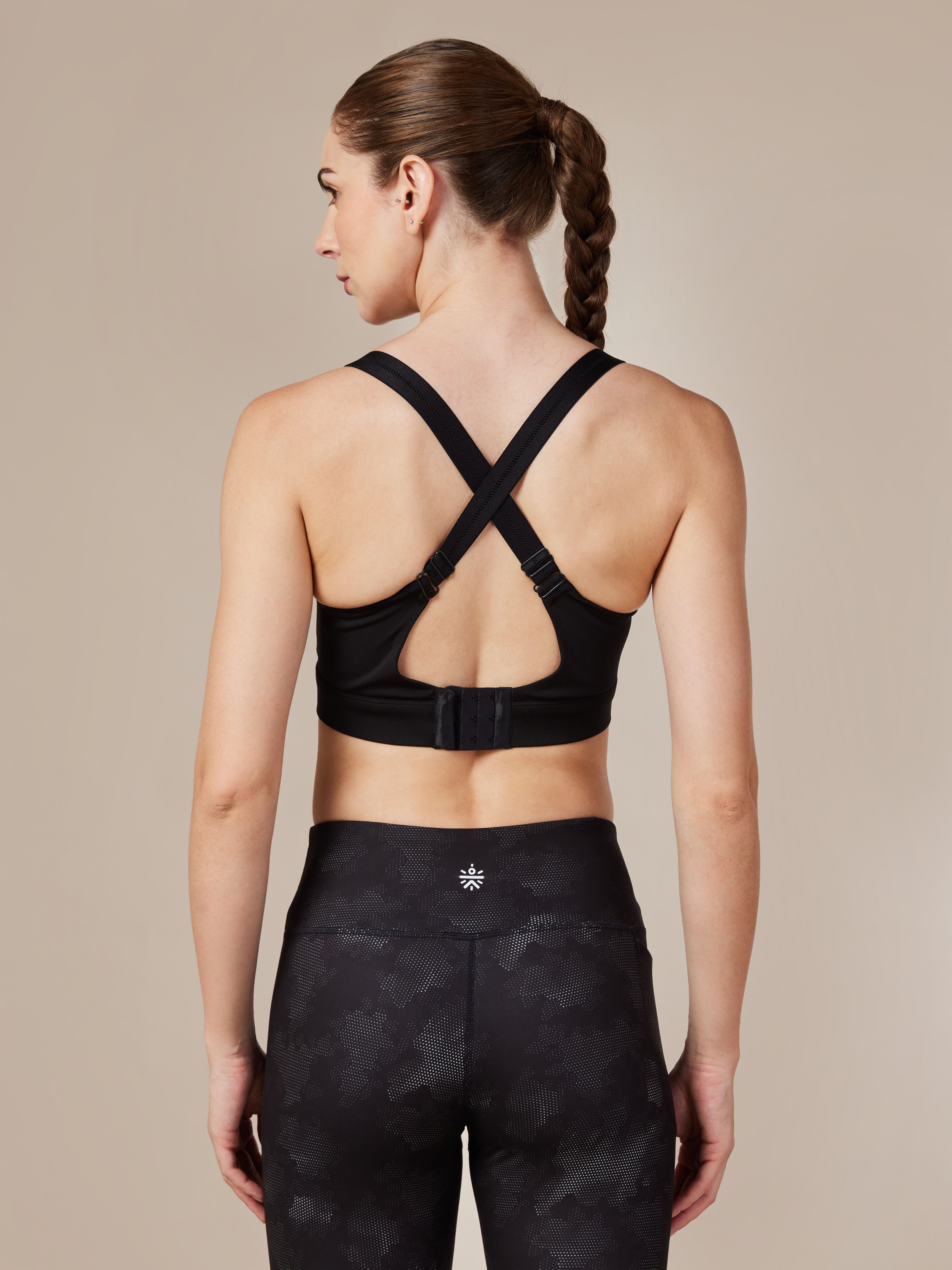 Women's Black Training Essential Bra