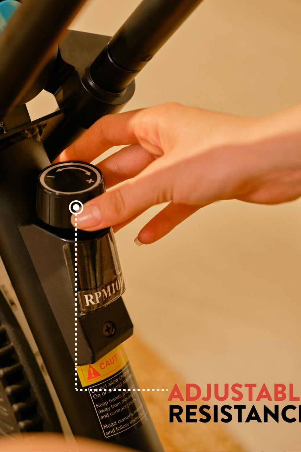 RPM1001 with Backrest & Upright Stationary Exercise Bike (6 Months extended Warranty only on Cultsport.com)