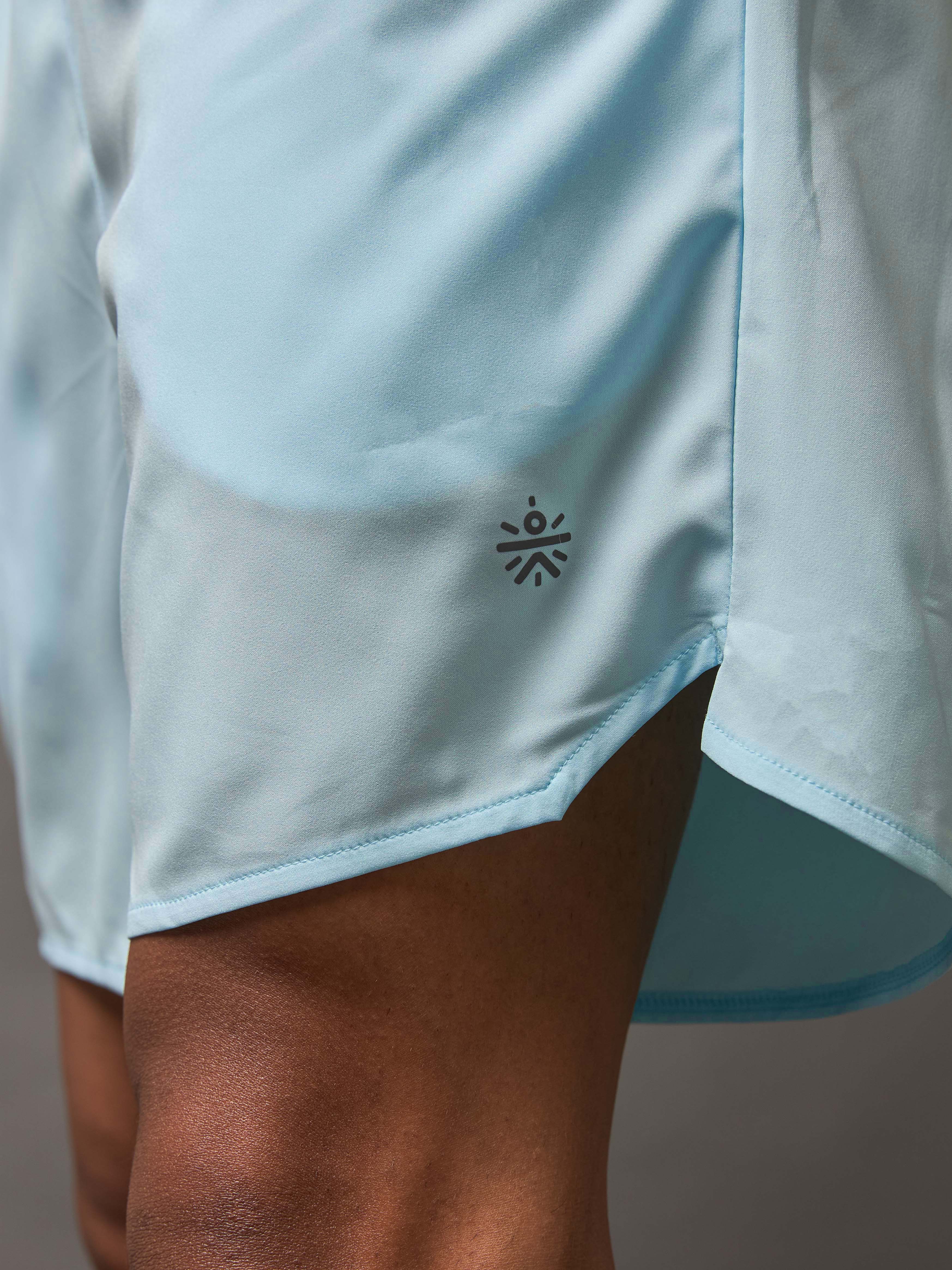 Iconic Blue Running Shorts