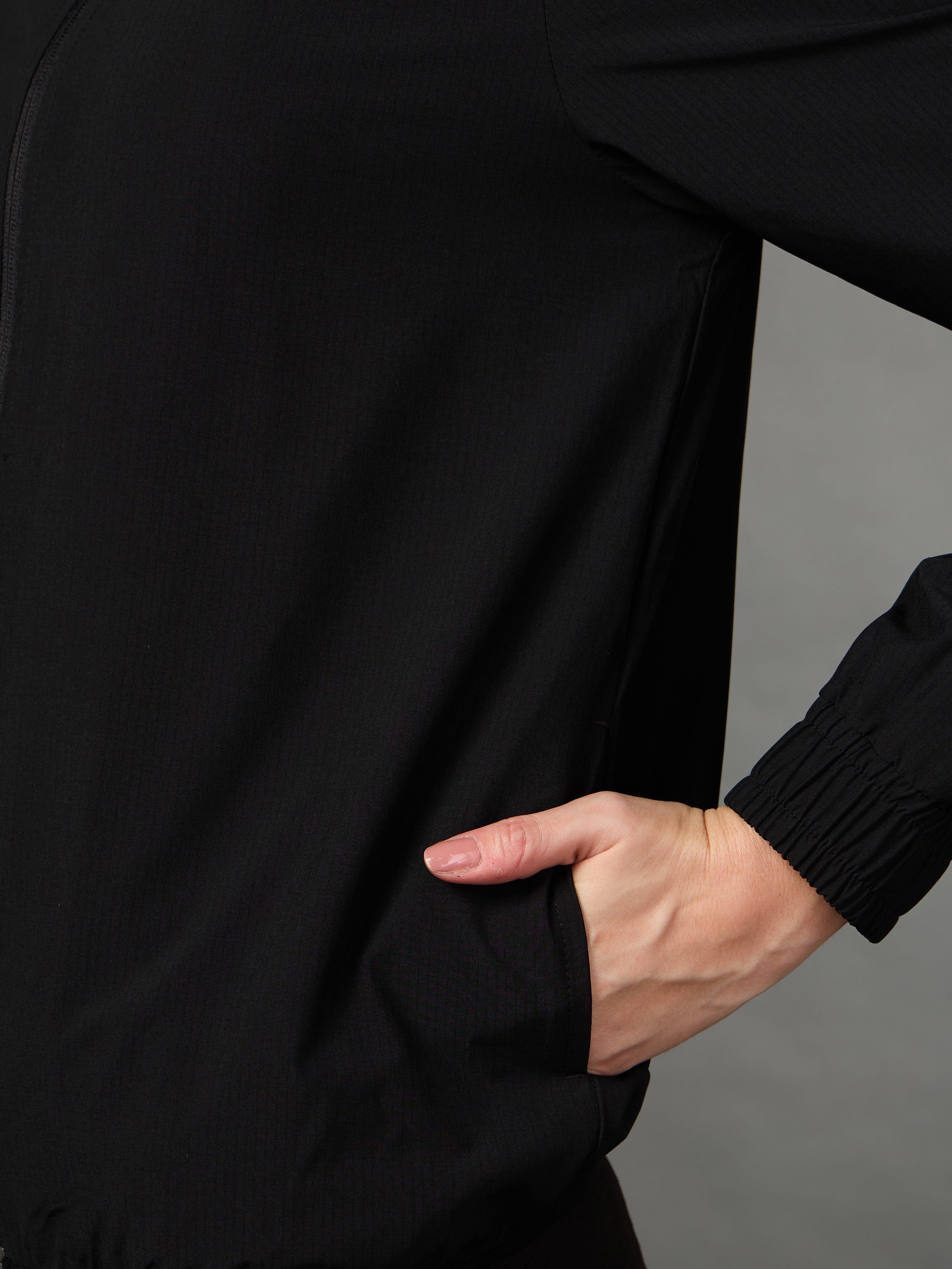 Wind Breaker Black Jacket