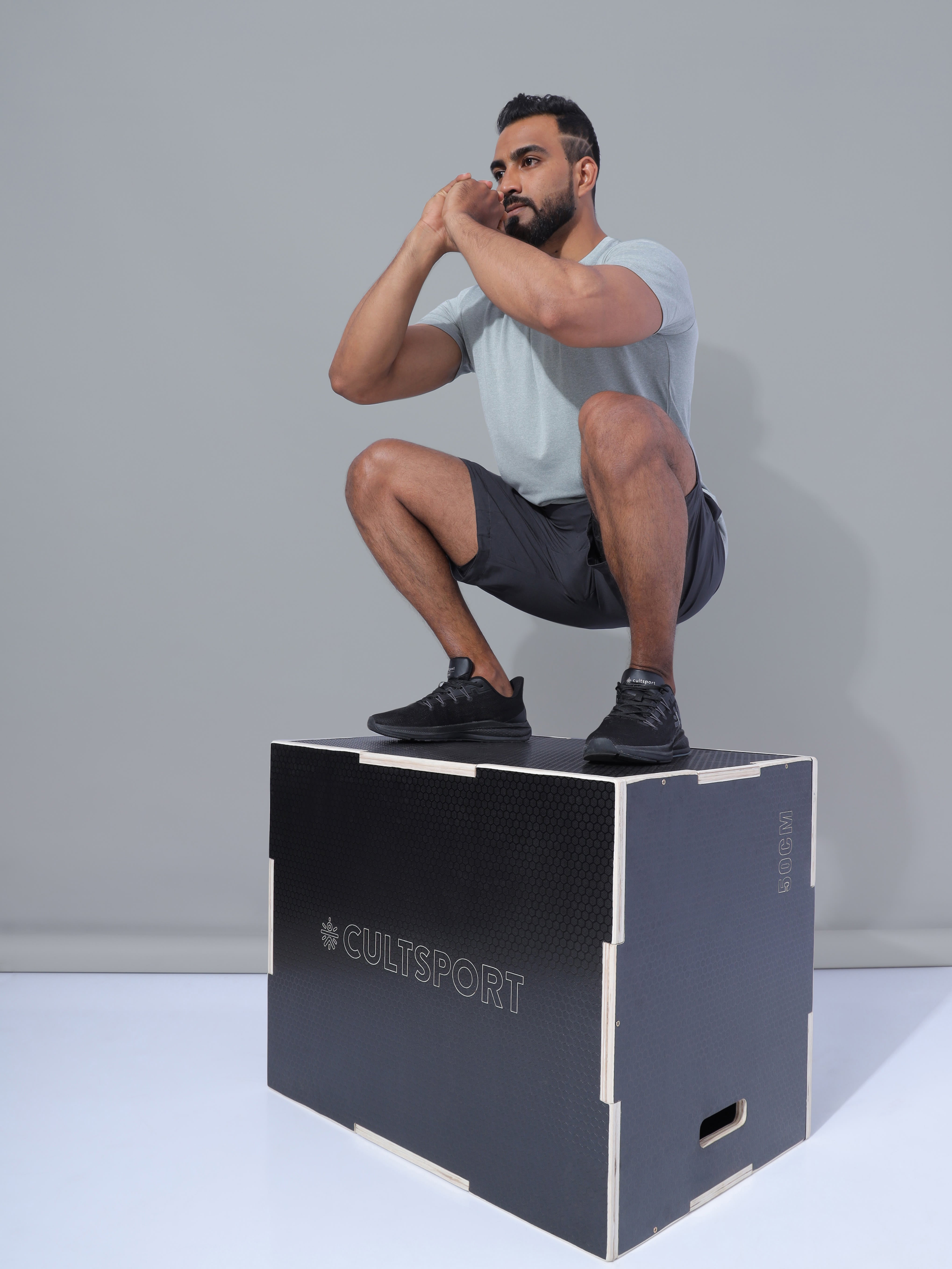 Plywood Plyometric Fitness Jumping Box