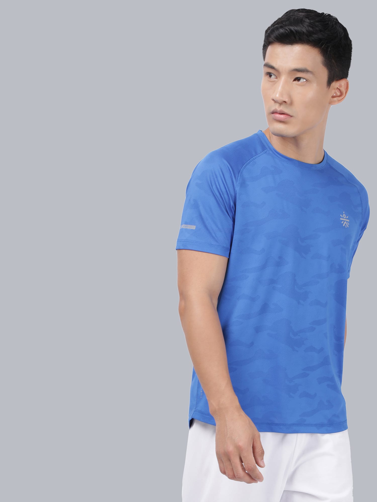 Vital Breathe Blue Running Relaxed Tee