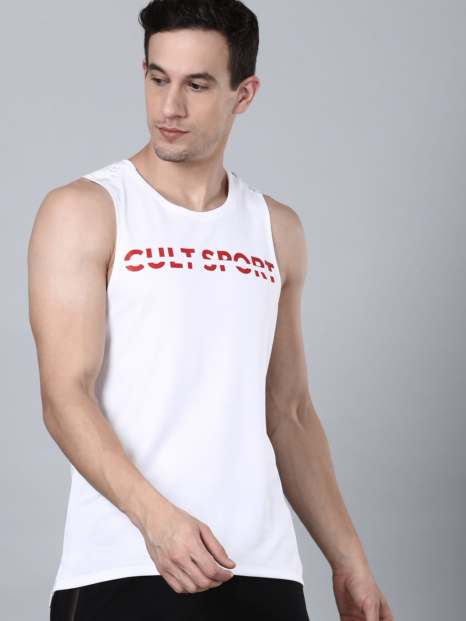 Dugout Hiero White Gym Tank