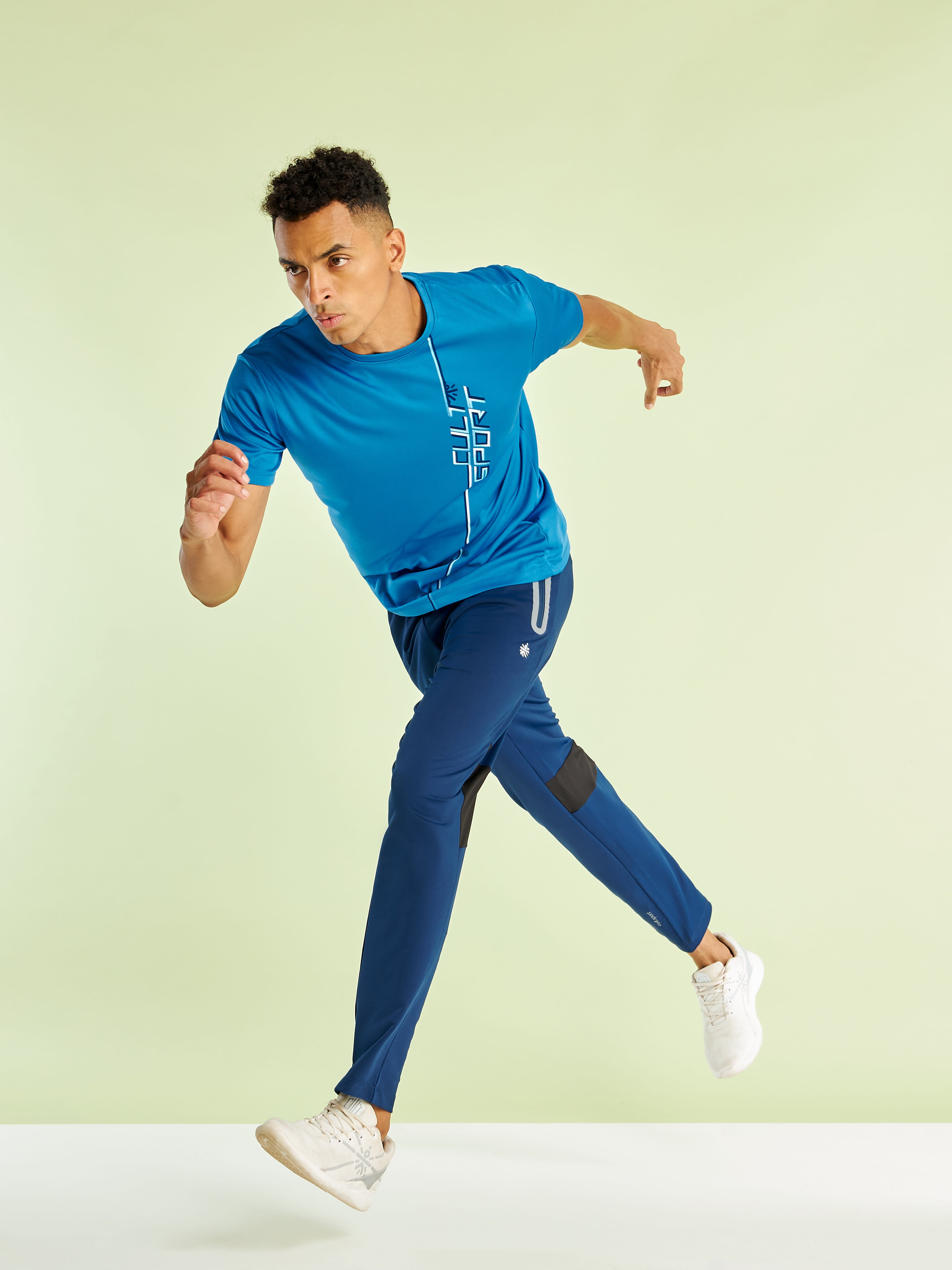 Colourblock Running Track Pants