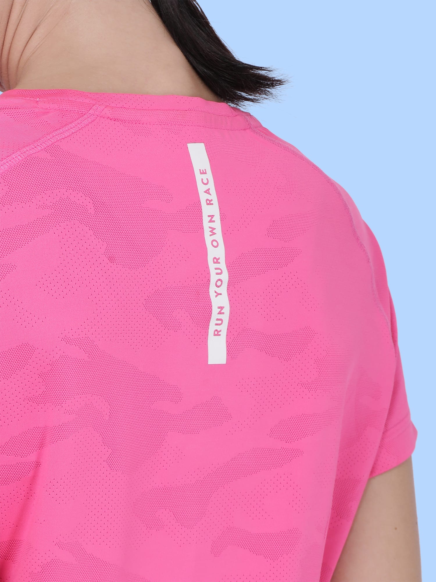 Vital Track Pink Running Relaxed Tee