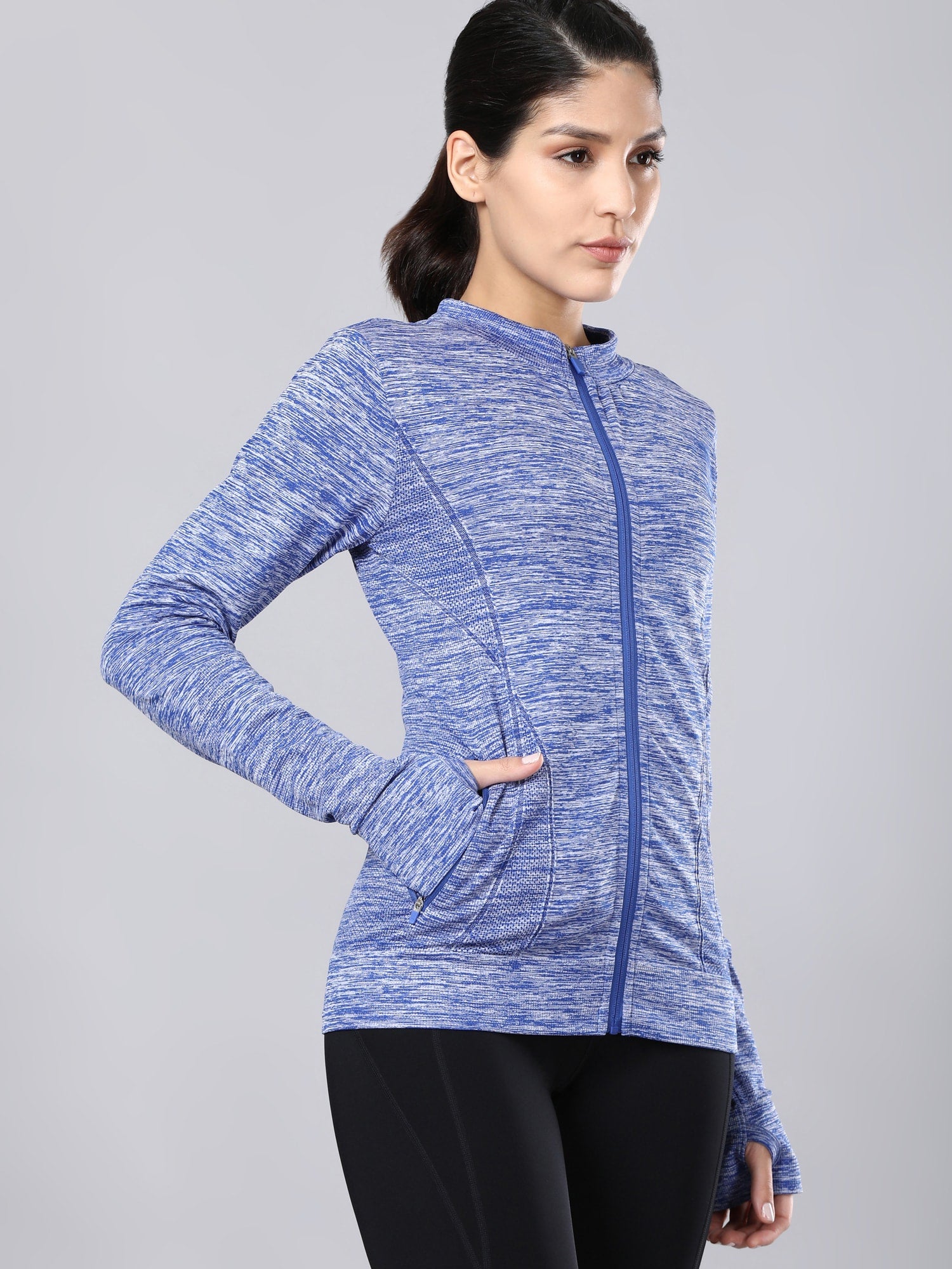 Signature Seamless Blue Sweatshirt