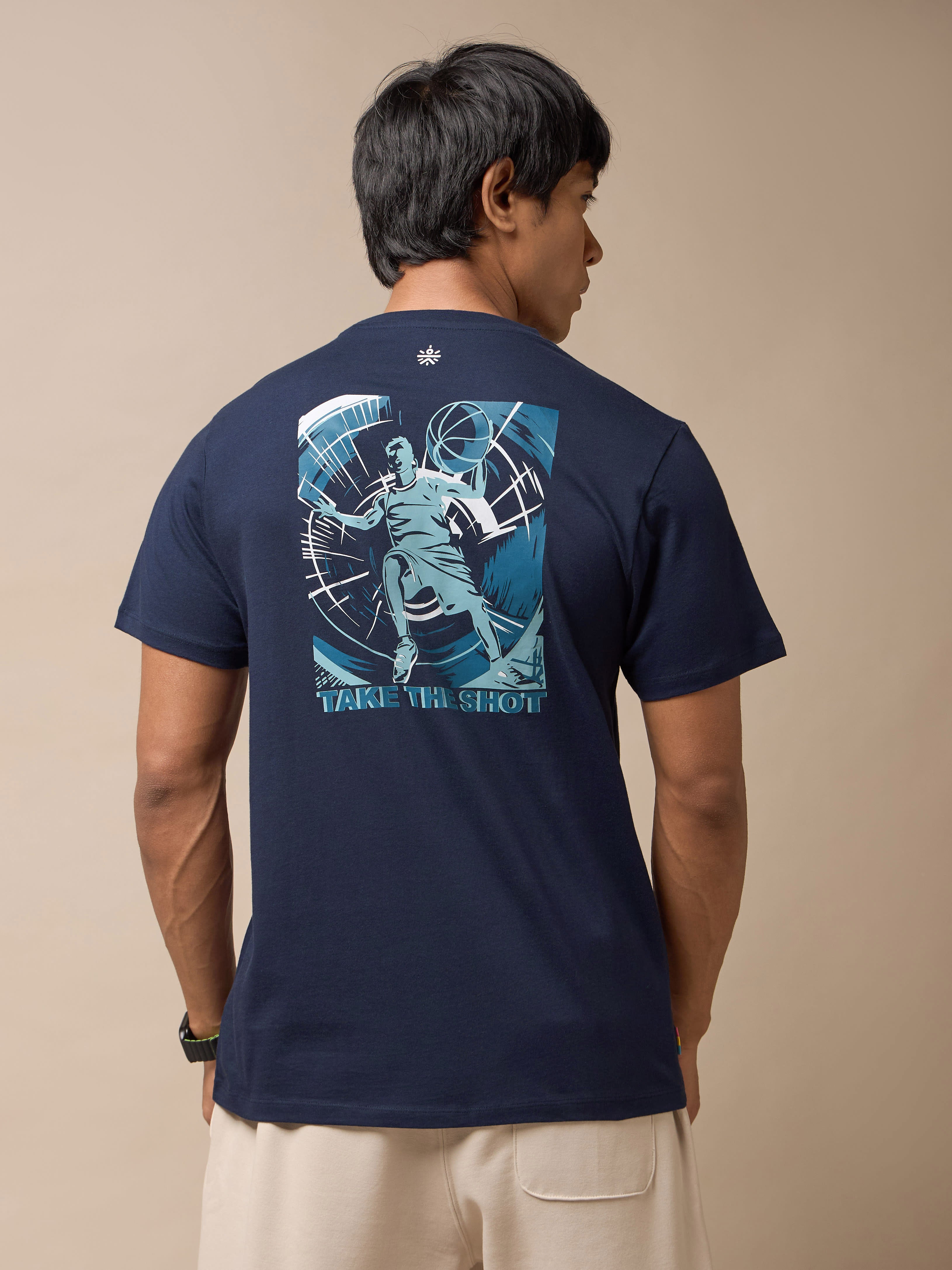 Take The Shot Print T-shirt