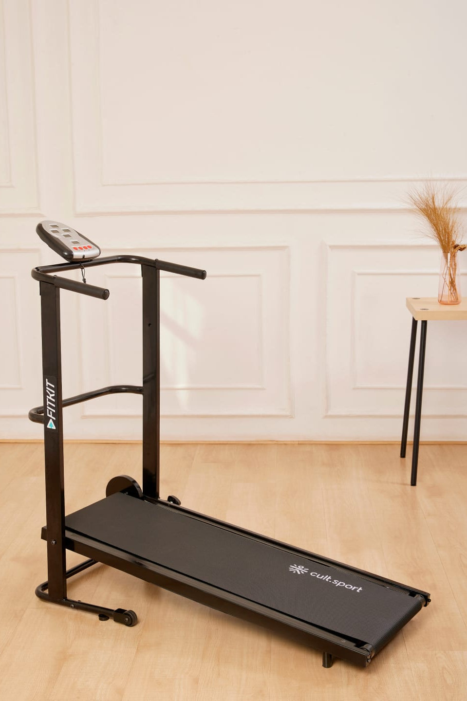 FK90 Manual Treadmill with LED Display | Max Weight-110kg (with 6 Months extended warranty)