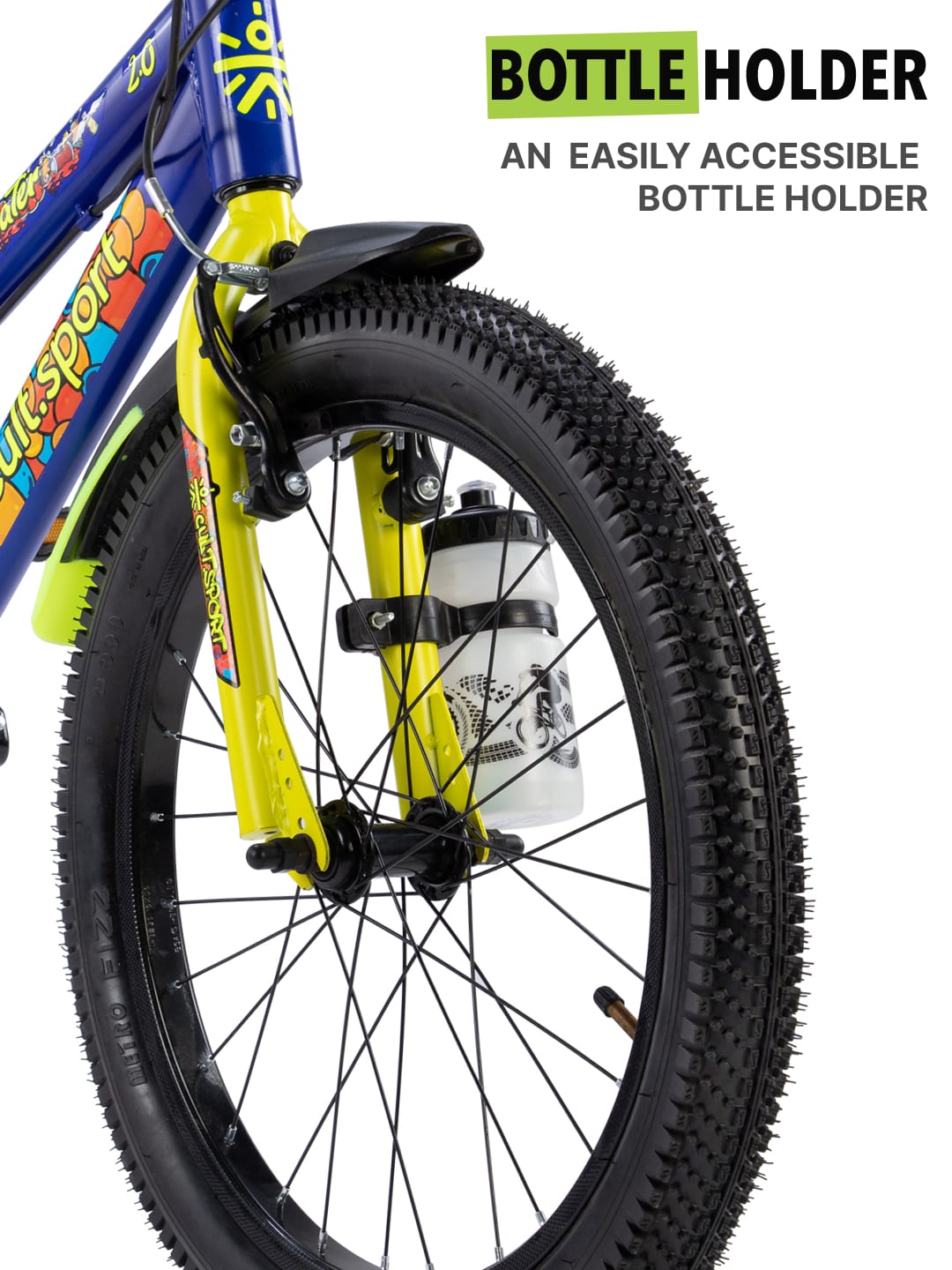 Skater 20T Steel Frame Kids Bike Blue