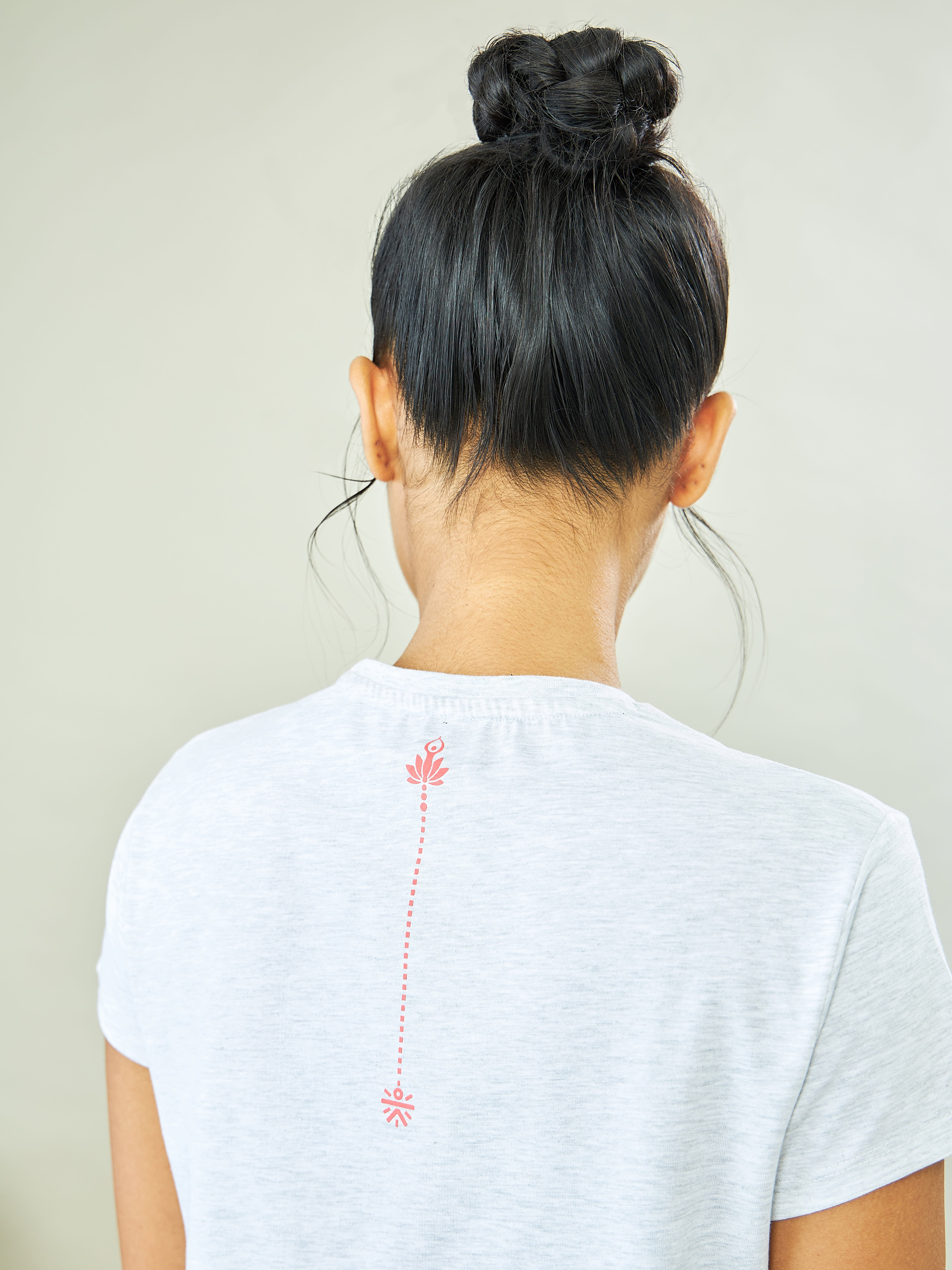 Graphic Print Yoga T-shirt