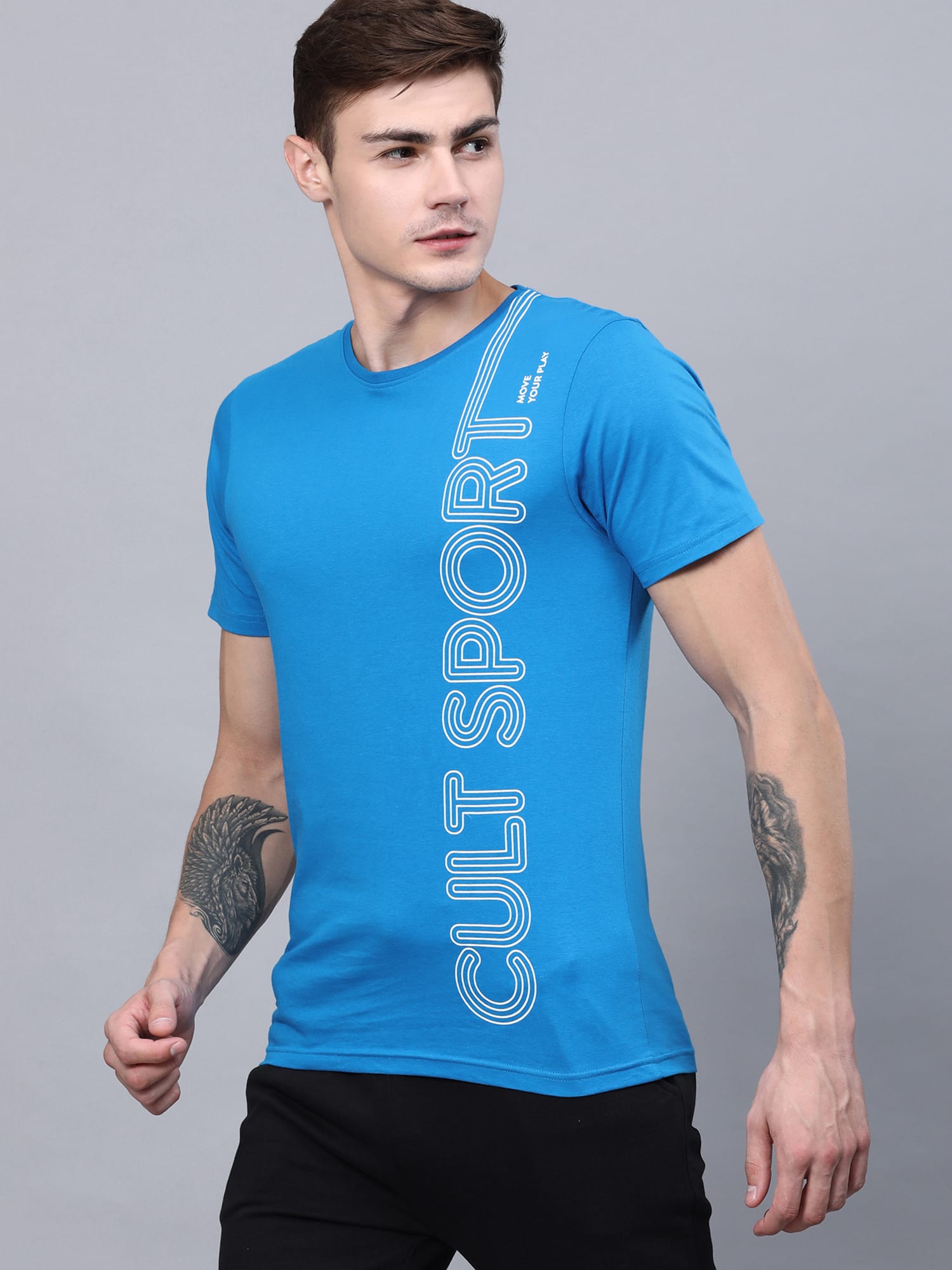 Everydays Peak Blue Cotton Tee