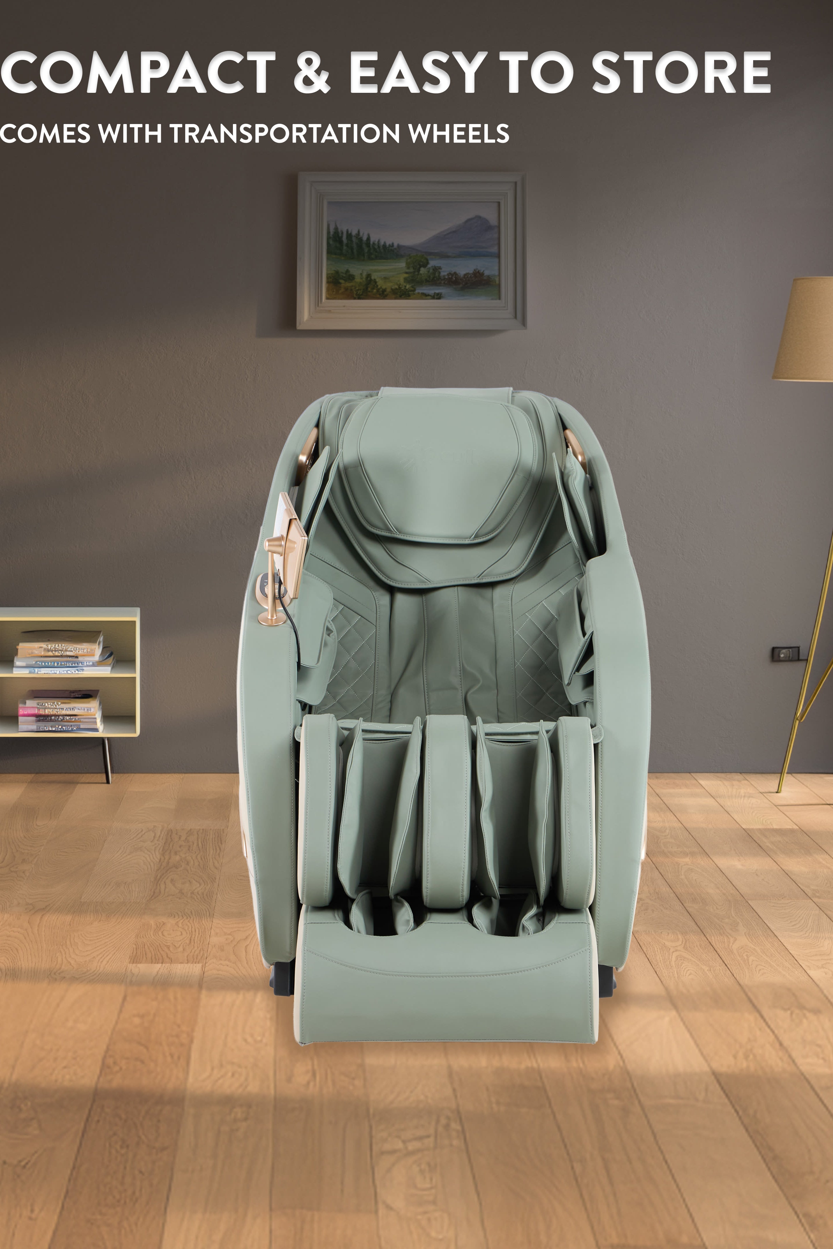 Cult Zen Massage Chair with Zero Gravity, SL Track 2D Massage Technique and Bluetooth AI voice Function For Full Body Massage At Home