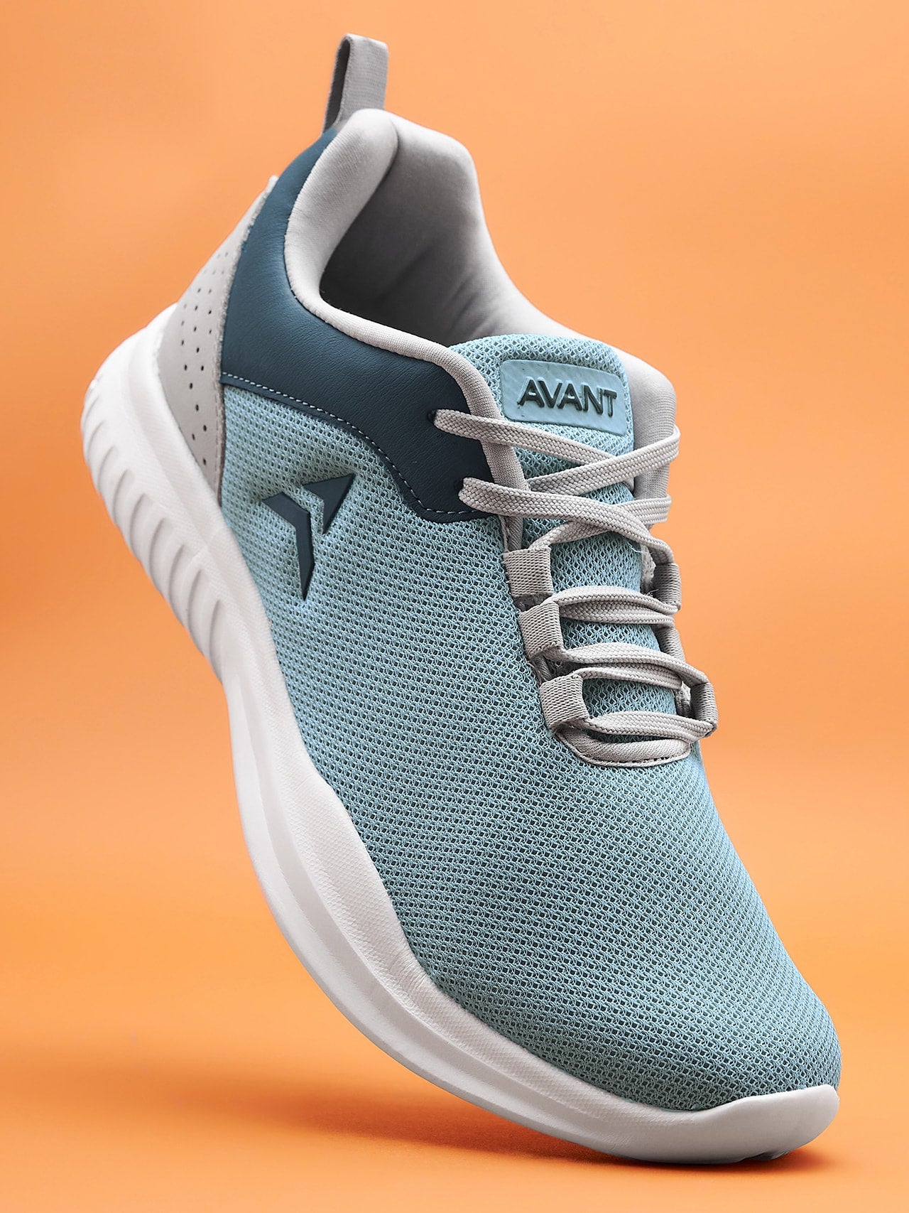 Avant Men's Pulse Walking Shoes-Ice Blue/Grey