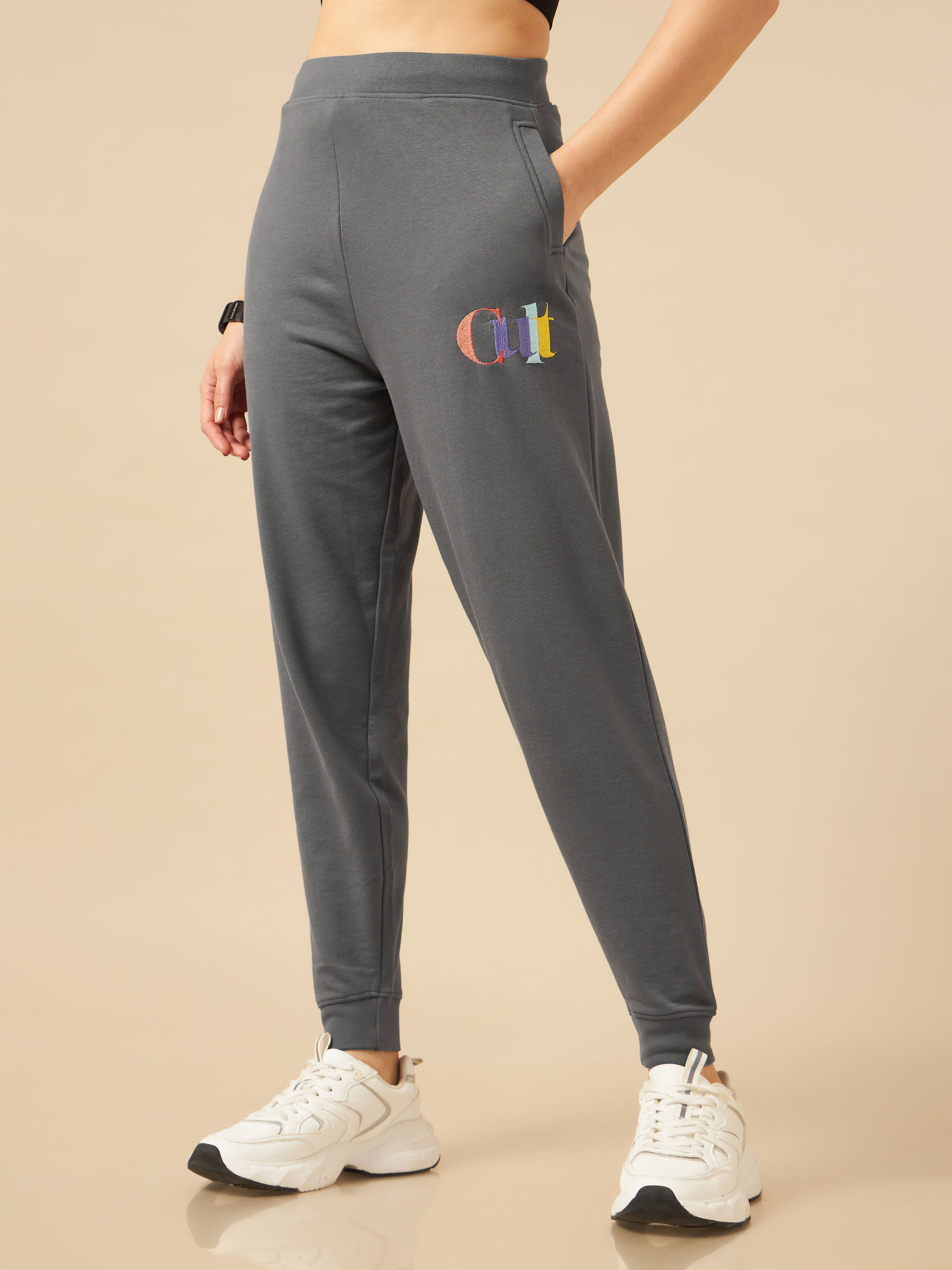 Women Grey Cult Club Joggers