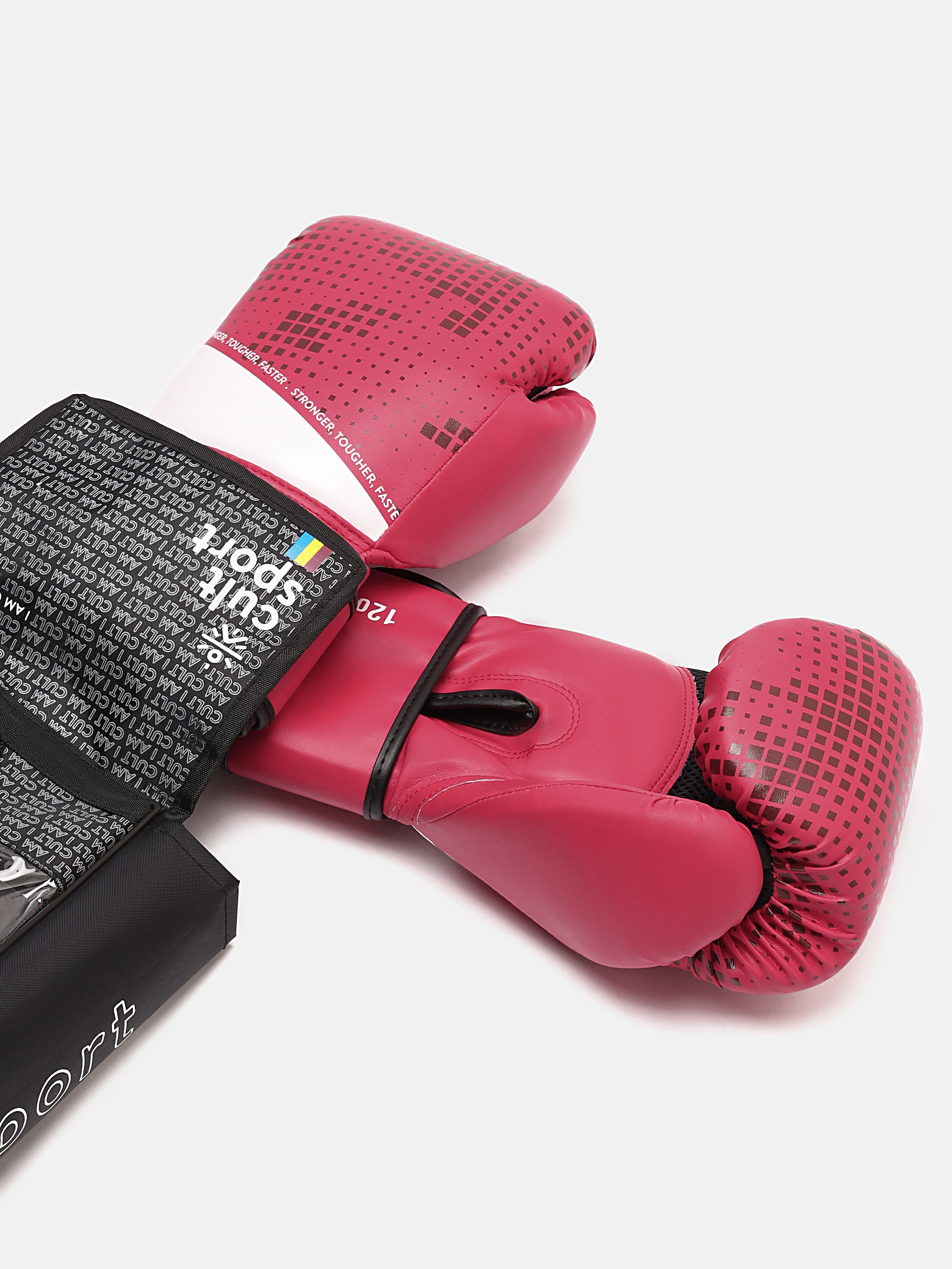 Pro Boxing Gloves with Antimicrobial Lining