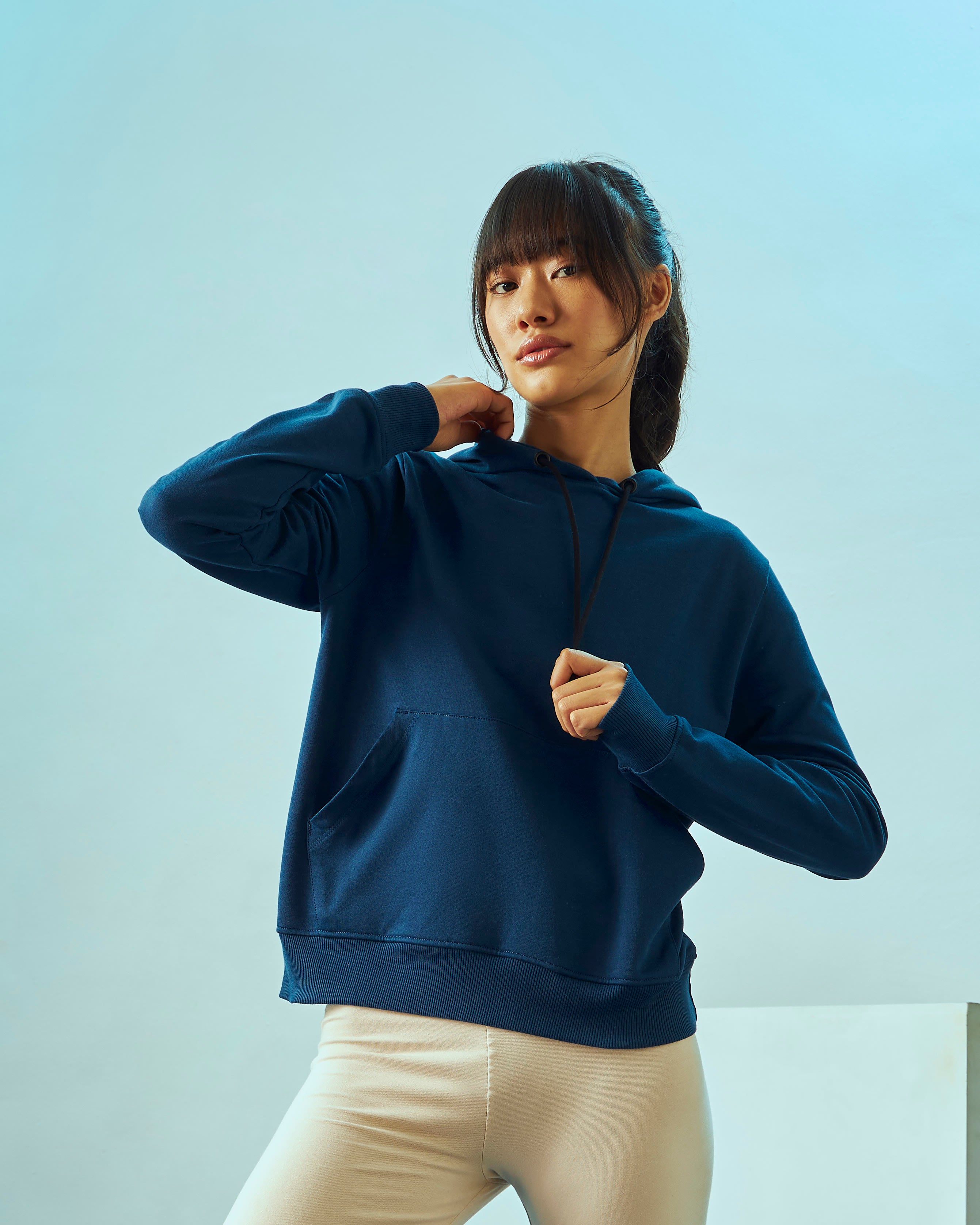 Hooded Sweatshirt with Kangaroo Pocket