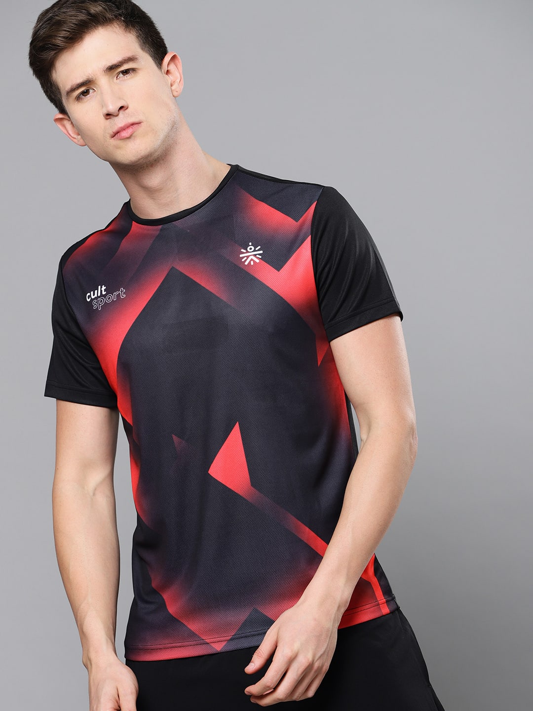 Dugout Peak Red Relaxed Tee