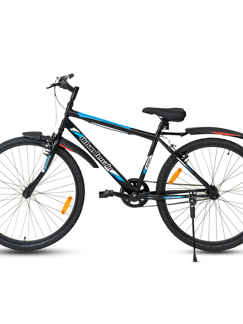 Urban Terrain Bigshot 26" Yellow Single Speed Mountain Bike with Free Cycling Event , Diet Plan & Ride Tracking App by Cultsport (18 Inch Frame, Ideal for Unisex)