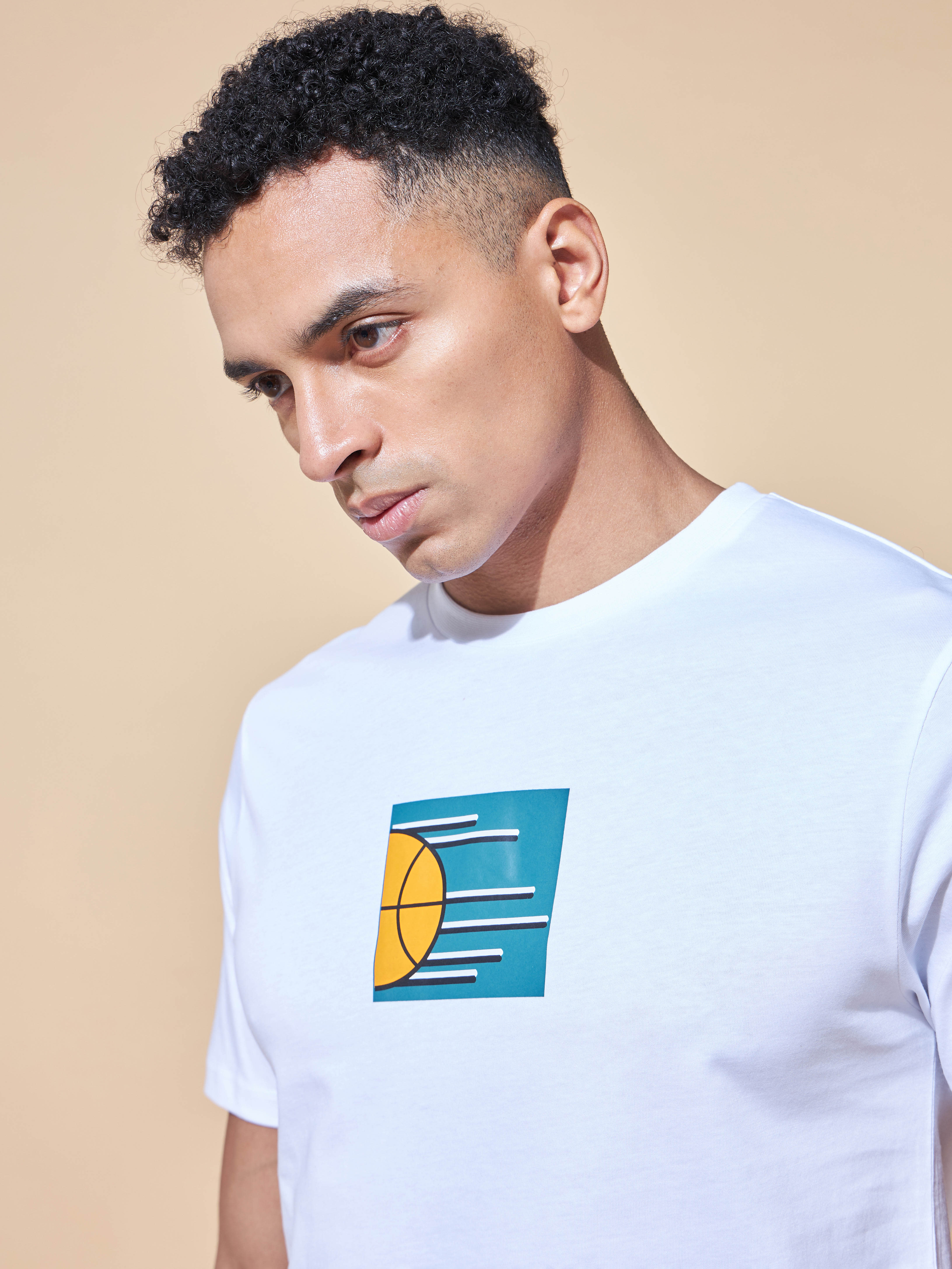 Play Basketball Digital Print T-shirt